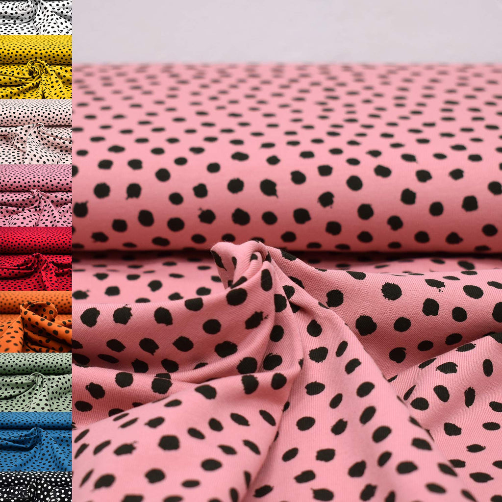 MAGAM-Stoffe Grace Jersey Kinder Stoff Oeko-Tex Meterware 50cm (8. Hellrosa)