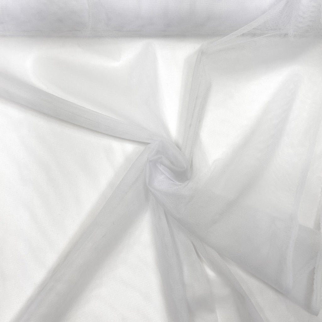 MAGAM-Stoffe Jasmin weicher Tüllstoff für Bekleidung Deko Soft Tüll Meterware (Glitzer 02 natur gold)