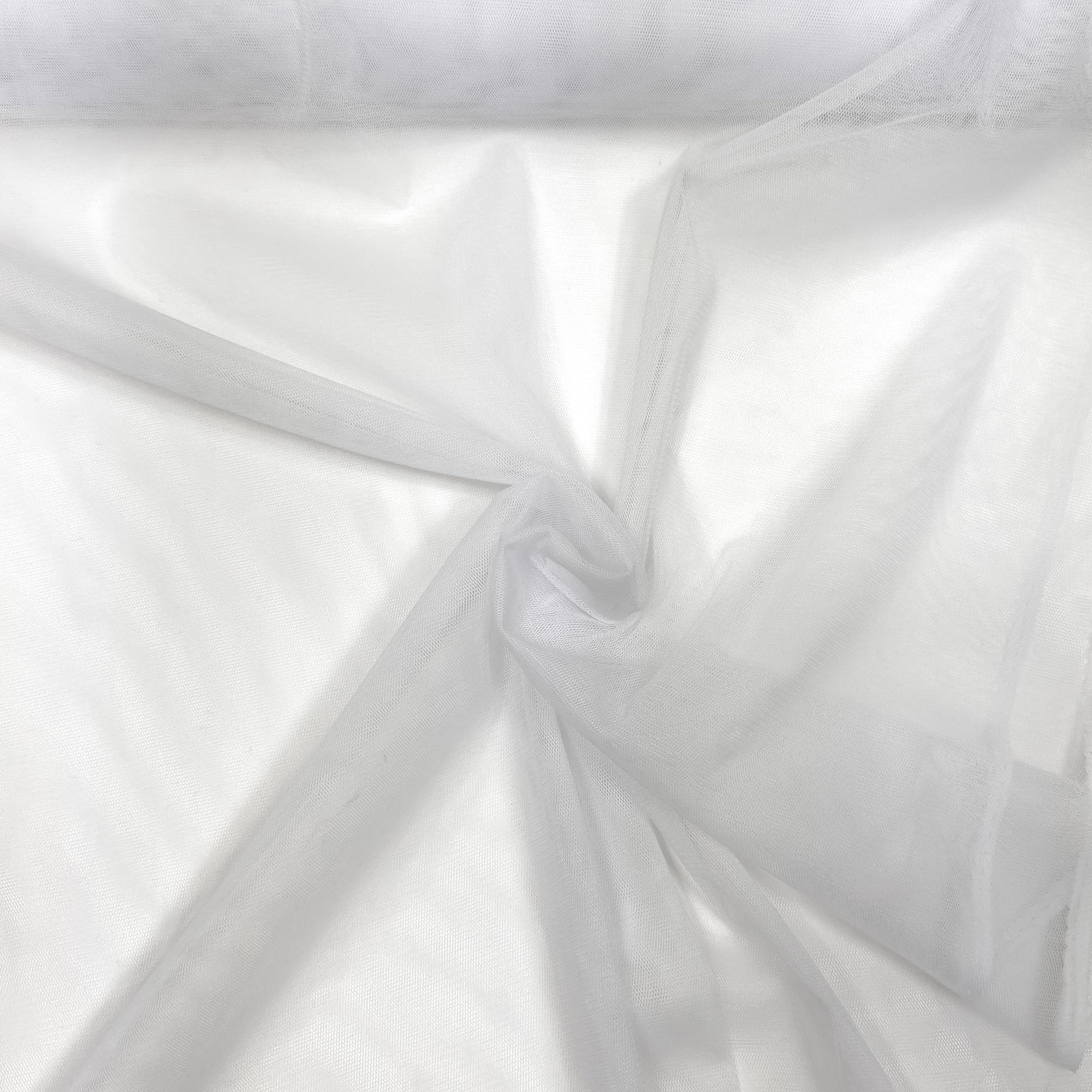 MAGAM-Stoffe Jasmin weicher Tüllstoff für Bekleidung Deko Soft Tüll Meterware (Glitzer 02 natur gold)