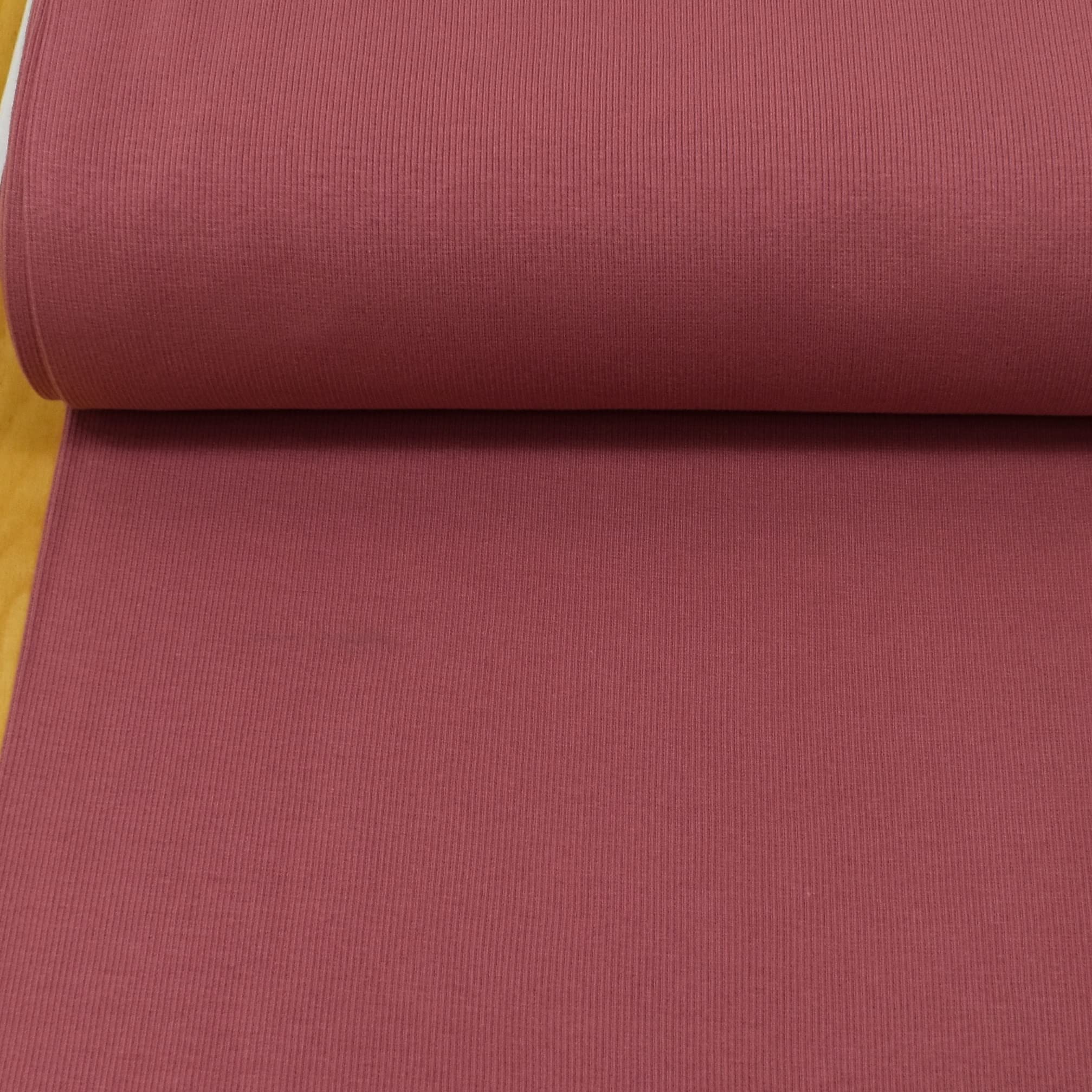 MAGAM-Stoffe Laura Bündchenstoff Grobstrick uni Bio Meterware 50cm (08. Alt Mint)