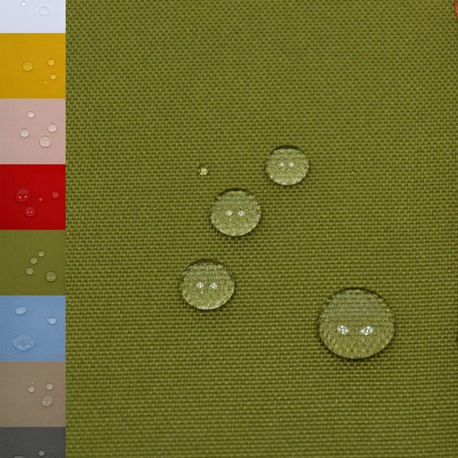 MAGAM-Stoffe Malte Outdoor Stoff Planenstoff Zeltstoff Reißfest Wasserdicht Meterware 50cm (Exklusiv Grau)