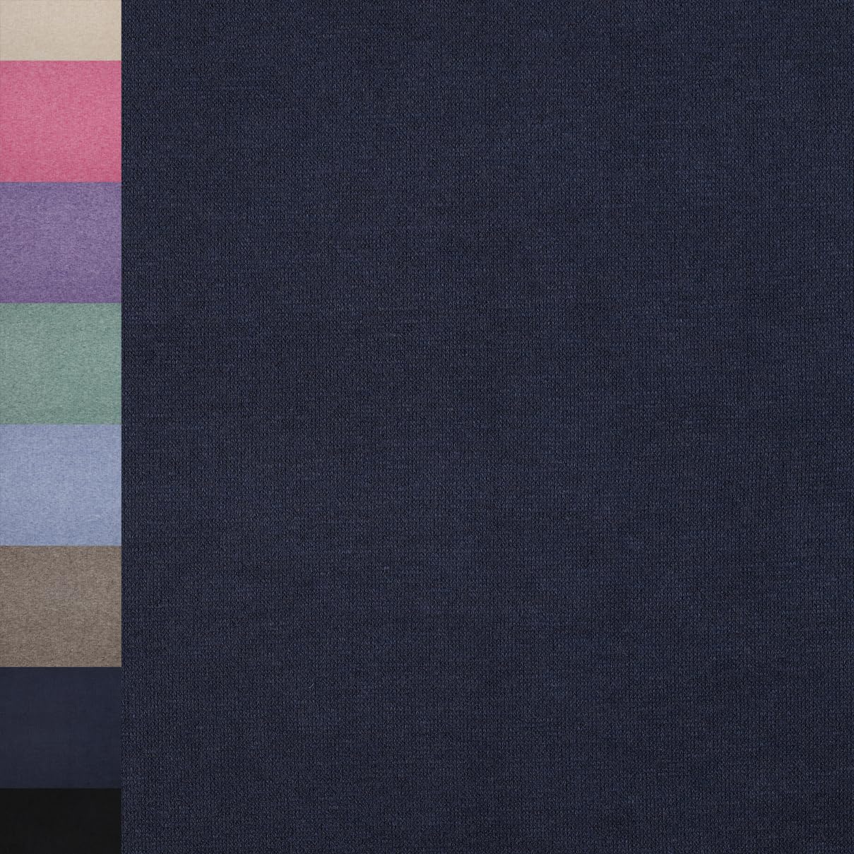 MAGAM-Stoffe Adele super weicher Strickstoff für Kleidung Meterware ab 50cm (10. Meliert grau)