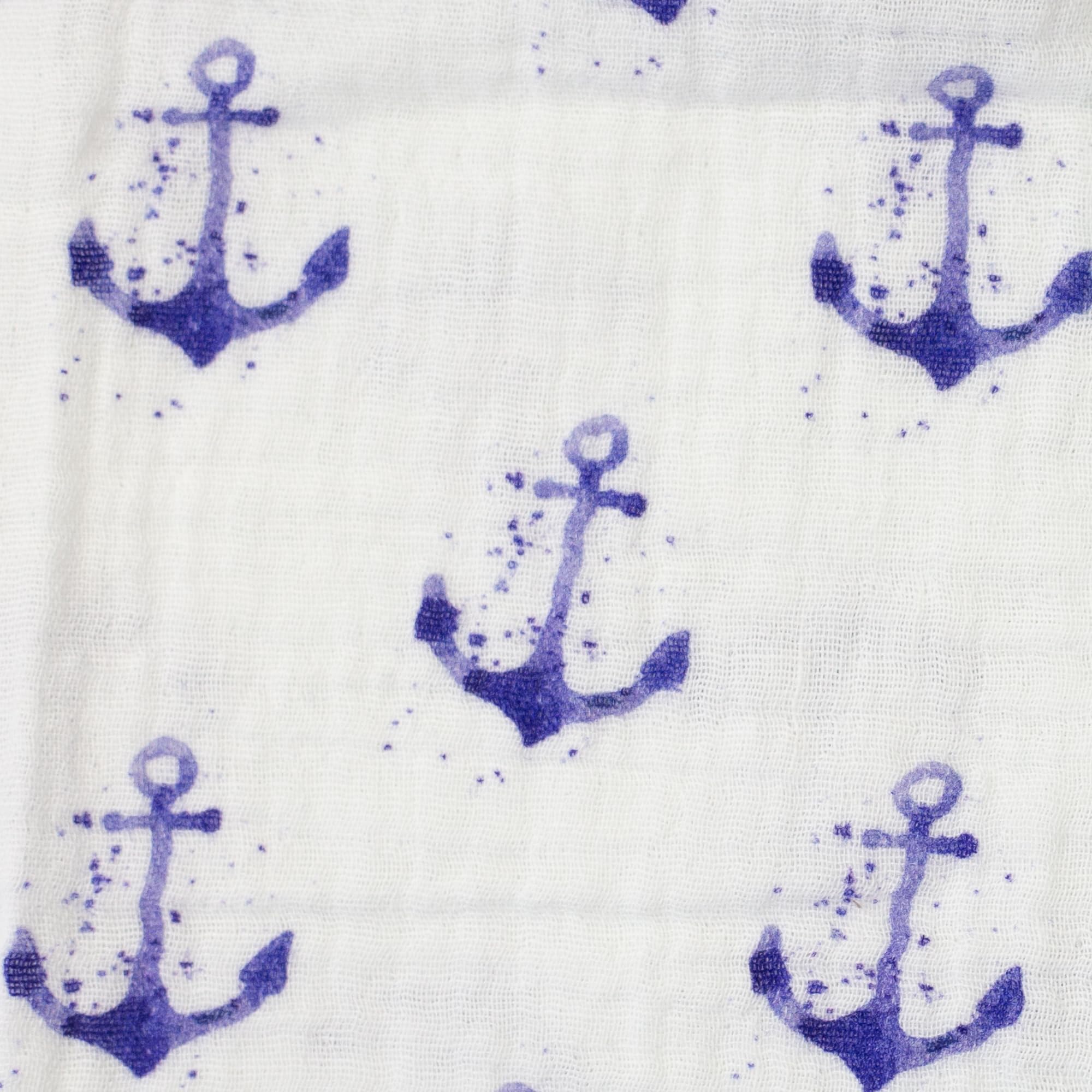 MAGAM-Stoffe Paul Musselin Mulltuch Kinder Baumwollstoff Oeko-Tex Meterware 50cm (Haselnuss & bunte Blätter)