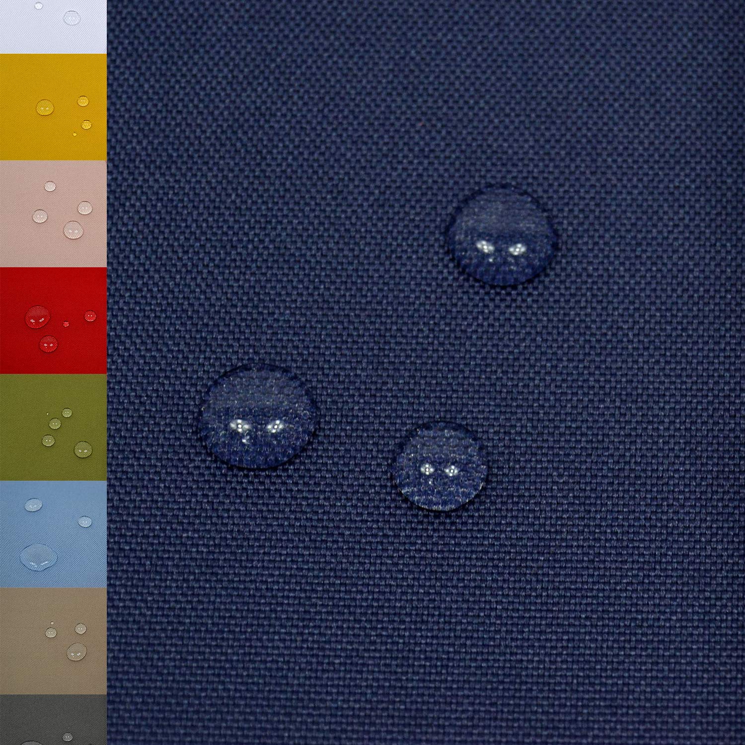 MAGAM-Stoffe Malte Outdoor Stoff Planenstoff Zeltstoff Reißfest Wasserdicht Meterware 50cm (Exklusiv Grau)