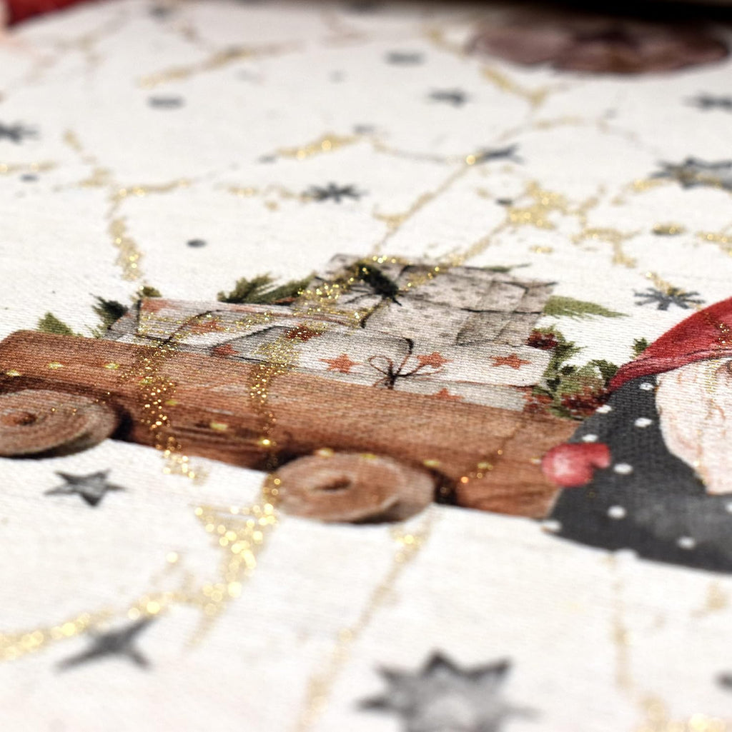 MAGAM-Stoffe Bisou Jacquard Dekostoff Oeko-Tex Meterware 50cm (Zwerge)