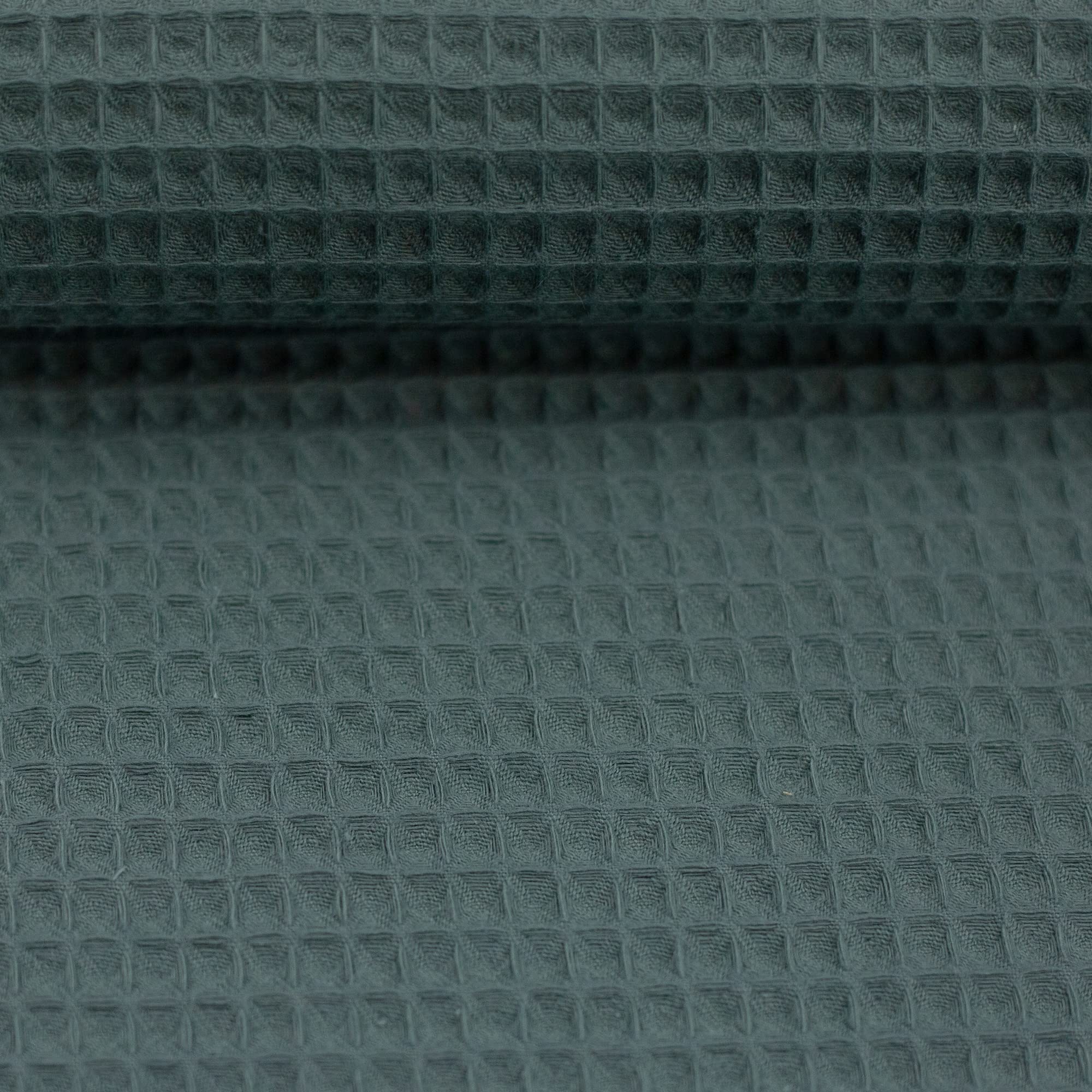 MAGAM-Stoffe Ella Waffel Stoff 100% Baumwollstoff Oeko-Tex Meterware 50cm (16. Aubergine)