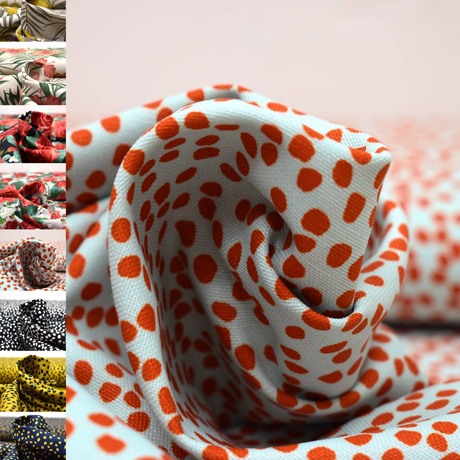 MAGAM-Stoffe Jasper Canvas Stoff Möbel Polsterstoff Oeko-Tex Meterware 50cm (Kakadu grün)