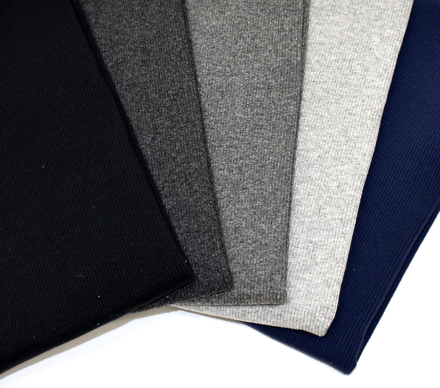 MAGAM-Stoffe Antonia Grobstrick Bündchenstoff Paket uni Oeko-Tex 5 Farben a 50cm (Best-Of)