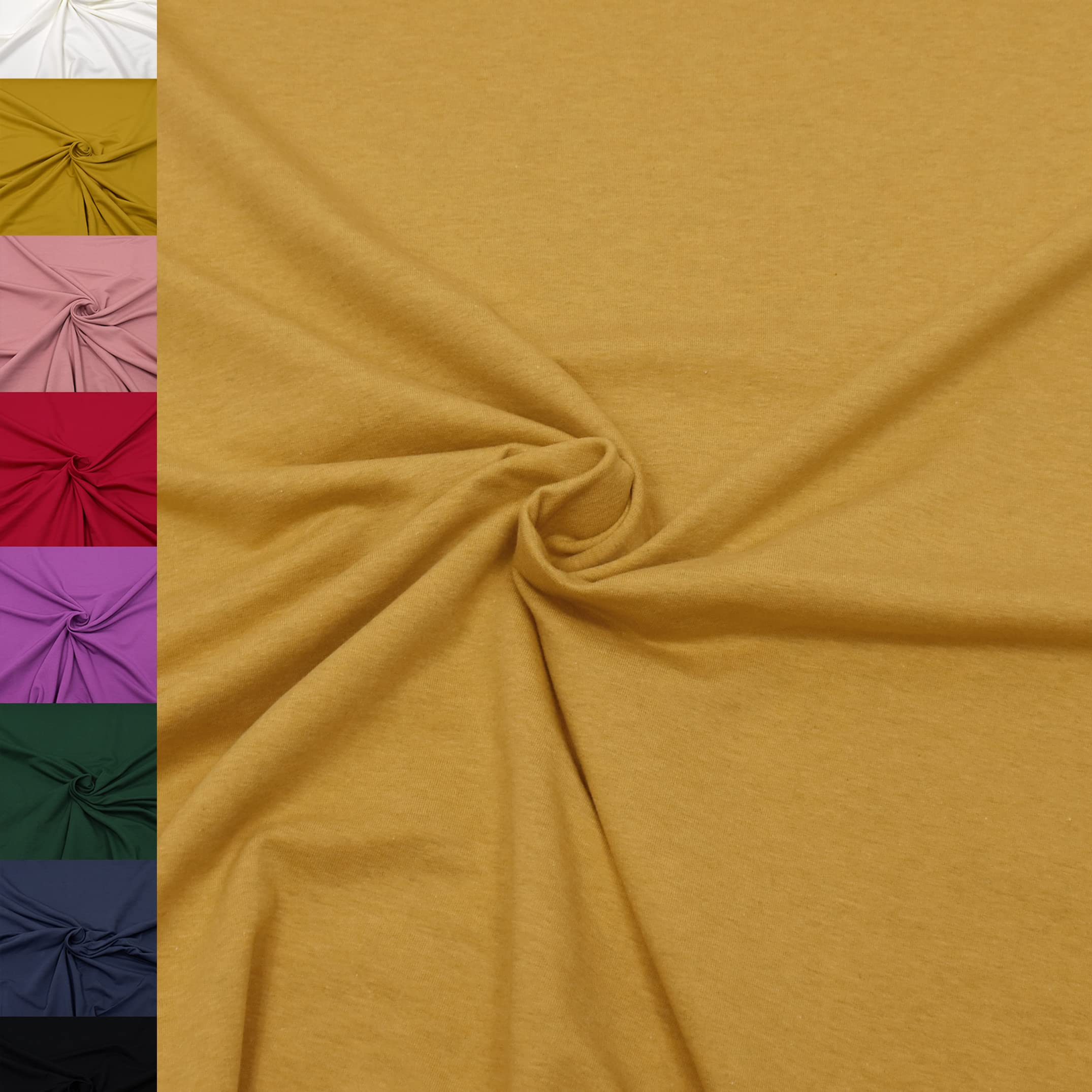 MAGAM-Stoffe Elias Sweatstoff uni innen angeraut und weich Meterware ab 50cm (02. Natur)