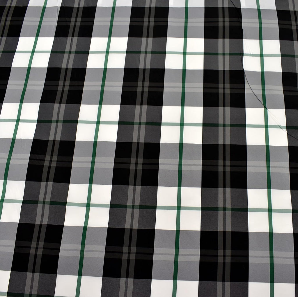 MAGAM-Stoffe Liam Futterstoff Segeltuch Outdoor Stoff Meterware 50cm (Streifen grün)