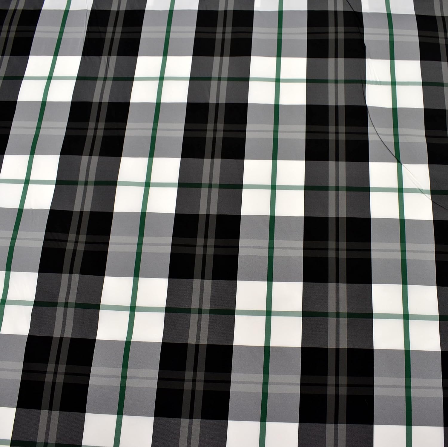 MAGAM-Stoffe Liam Futterstoff Segeltuch Outdoor Stoff Meterware 50cm (Streifen grün)