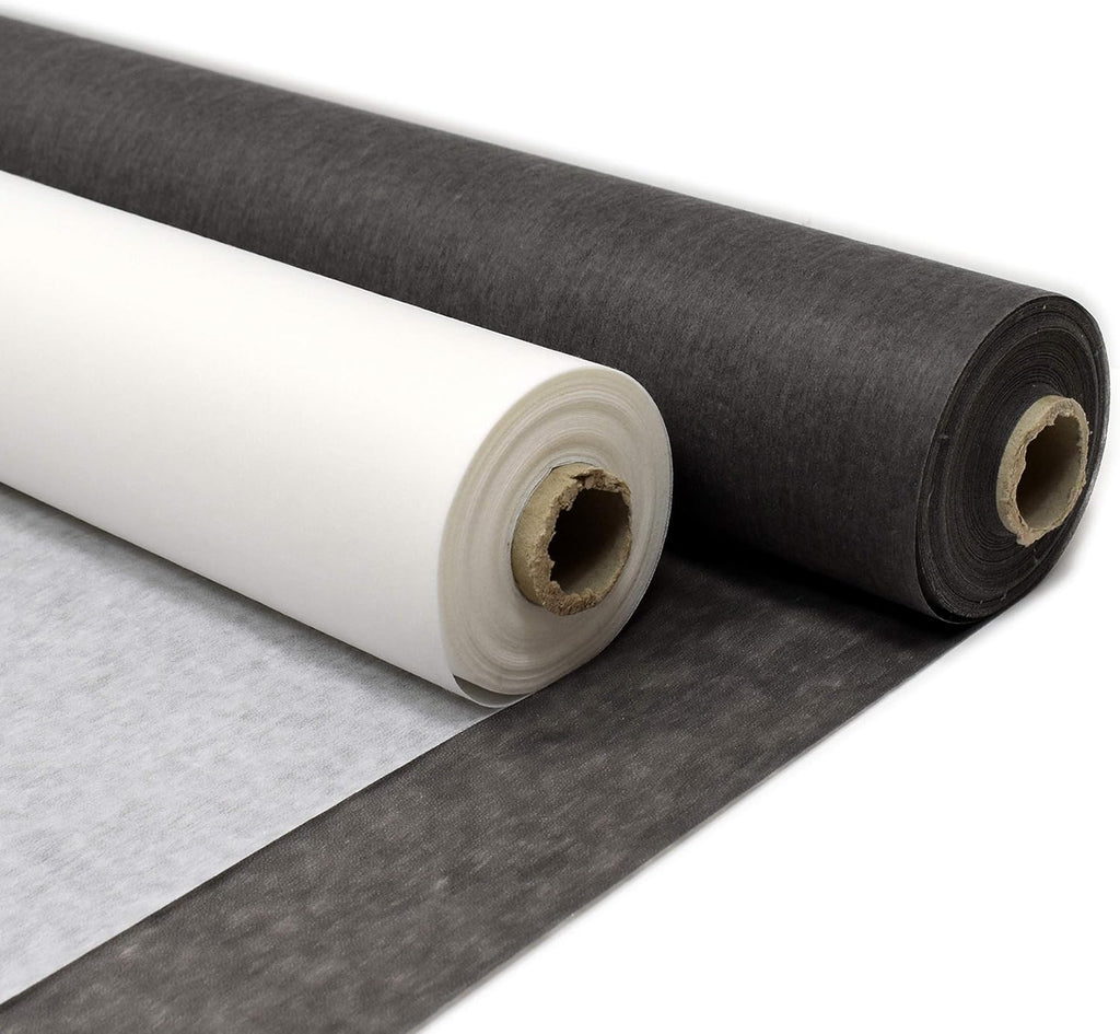 MAGAM-Stoffe Bügeleinlage Einlagestoff zum aufbügeln Vlieseline Industriestandard Meterware 50cm (Anthrazit)