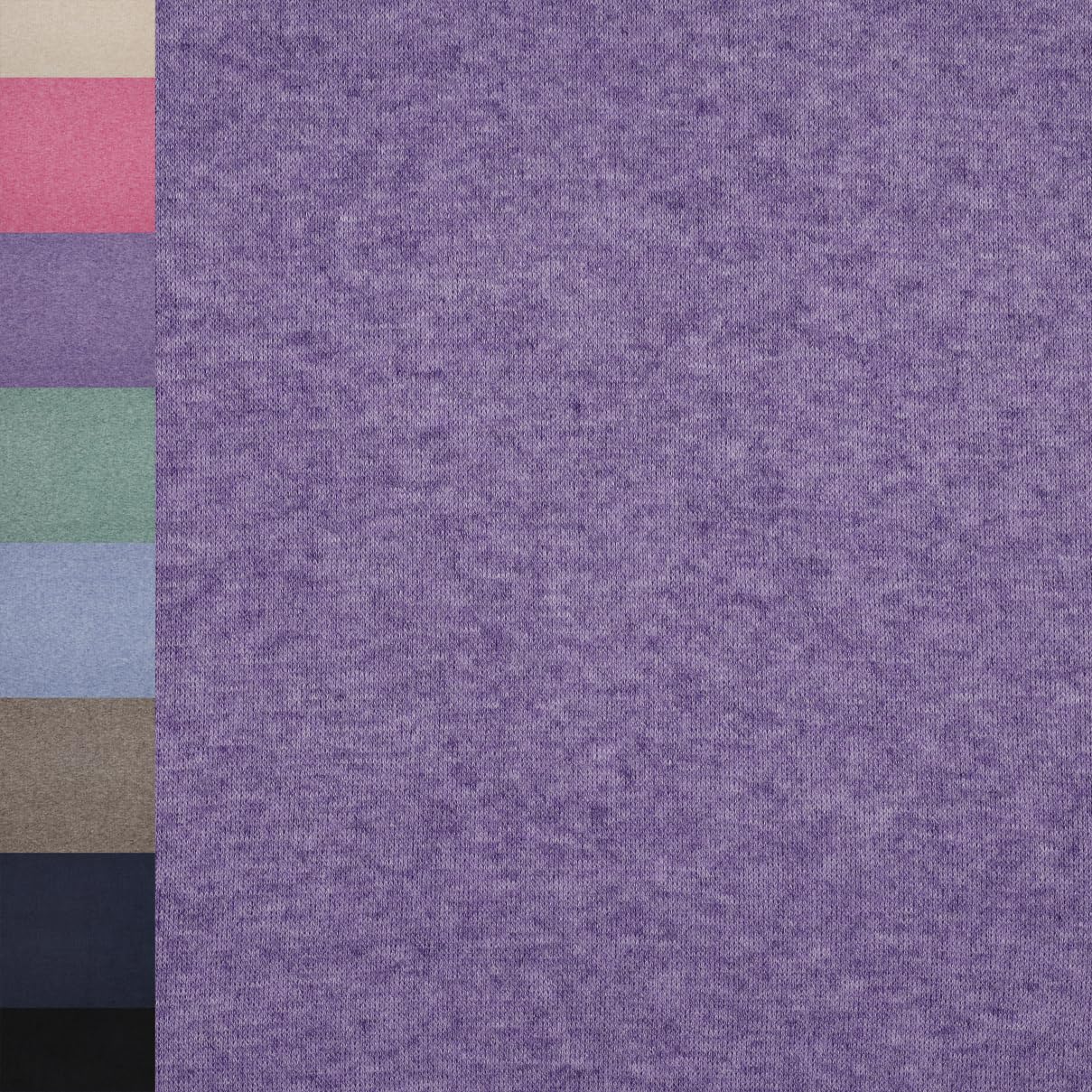 MAGAM-Stoffe Adele super weicher Strickstoff für Kleidung Meterware ab 50cm (10. Meliert grau)