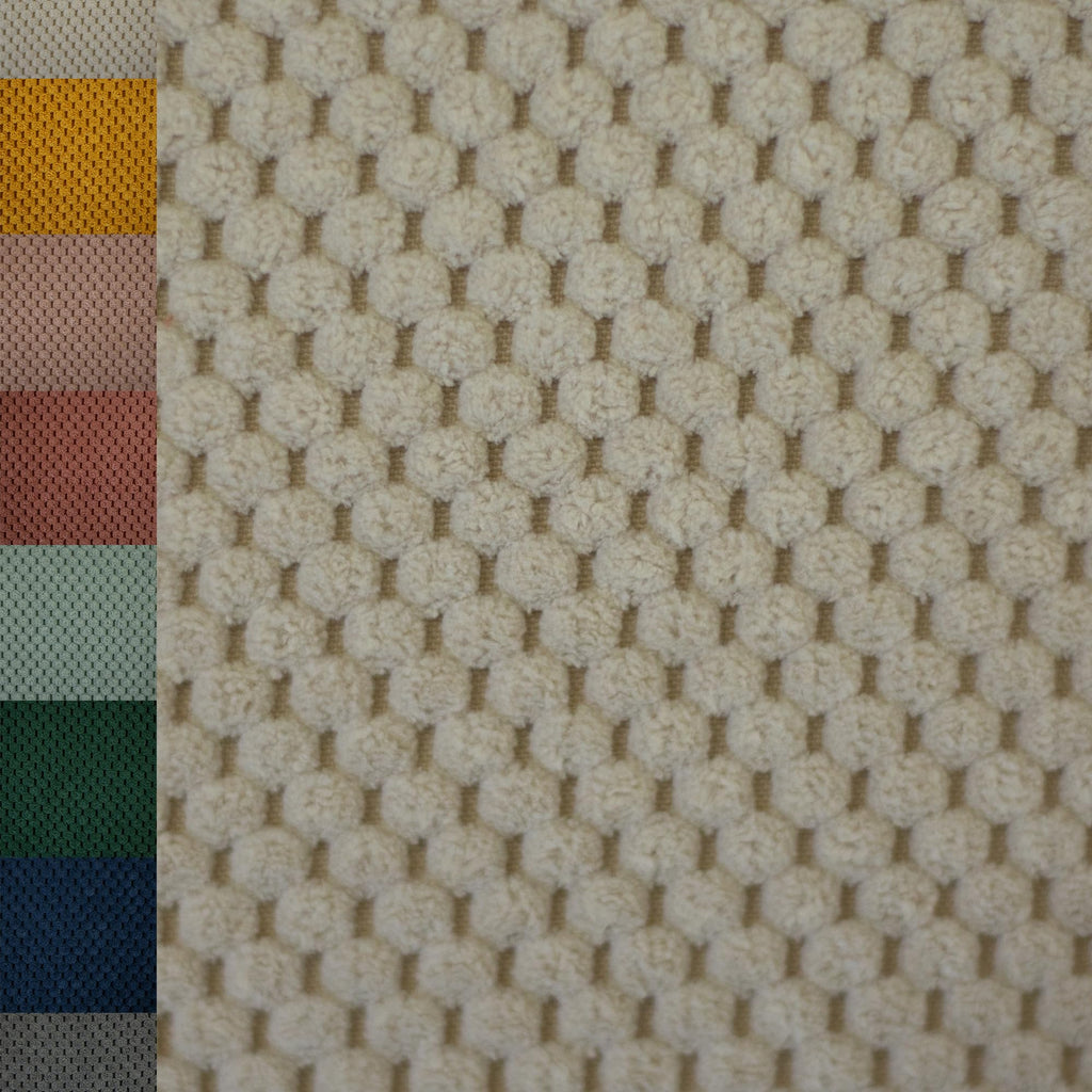 MAGAM-Stoffe Barcelona weicher Deko Polster Taschen Cord Samt Meterware ab 50cm (06. Taubenblau)