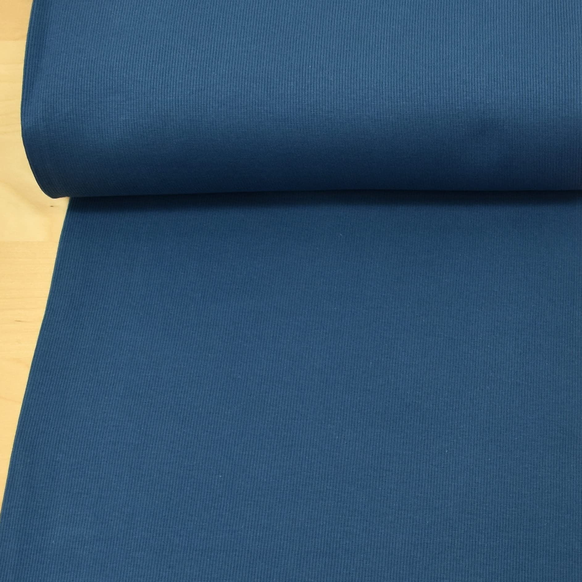 MAGAM-Stoffe Laura Bündchenstoff Grobstrick uni Bio Meterware 50cm (08. Alt Mint)