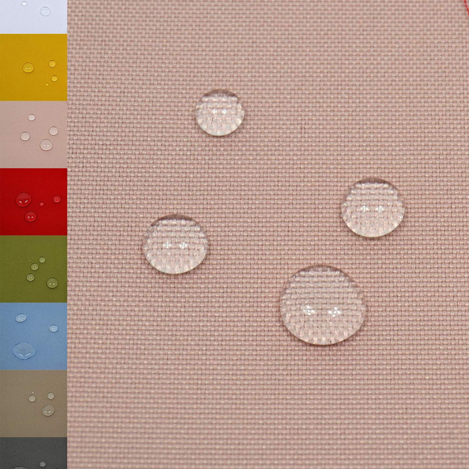 MAGAM-Stoffe Malte Outdoor Stoff Planenstoff Zeltstoff Reißfest Wasserdicht Meterware 50cm (Exklusiv Grau)