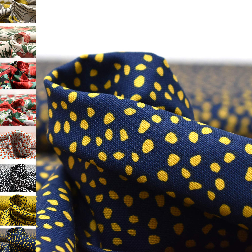 MAGAM-Stoffe Jasper Canvas Stoff Möbel Polsterstoff Oeko-Tex Meterware 50cm (Kakadu grün)