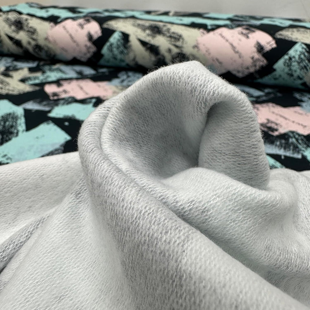 MAGAM-Stoffe Art Brush French Terry Sweat Stoff OEKO-TEX Meterware ab 50cm