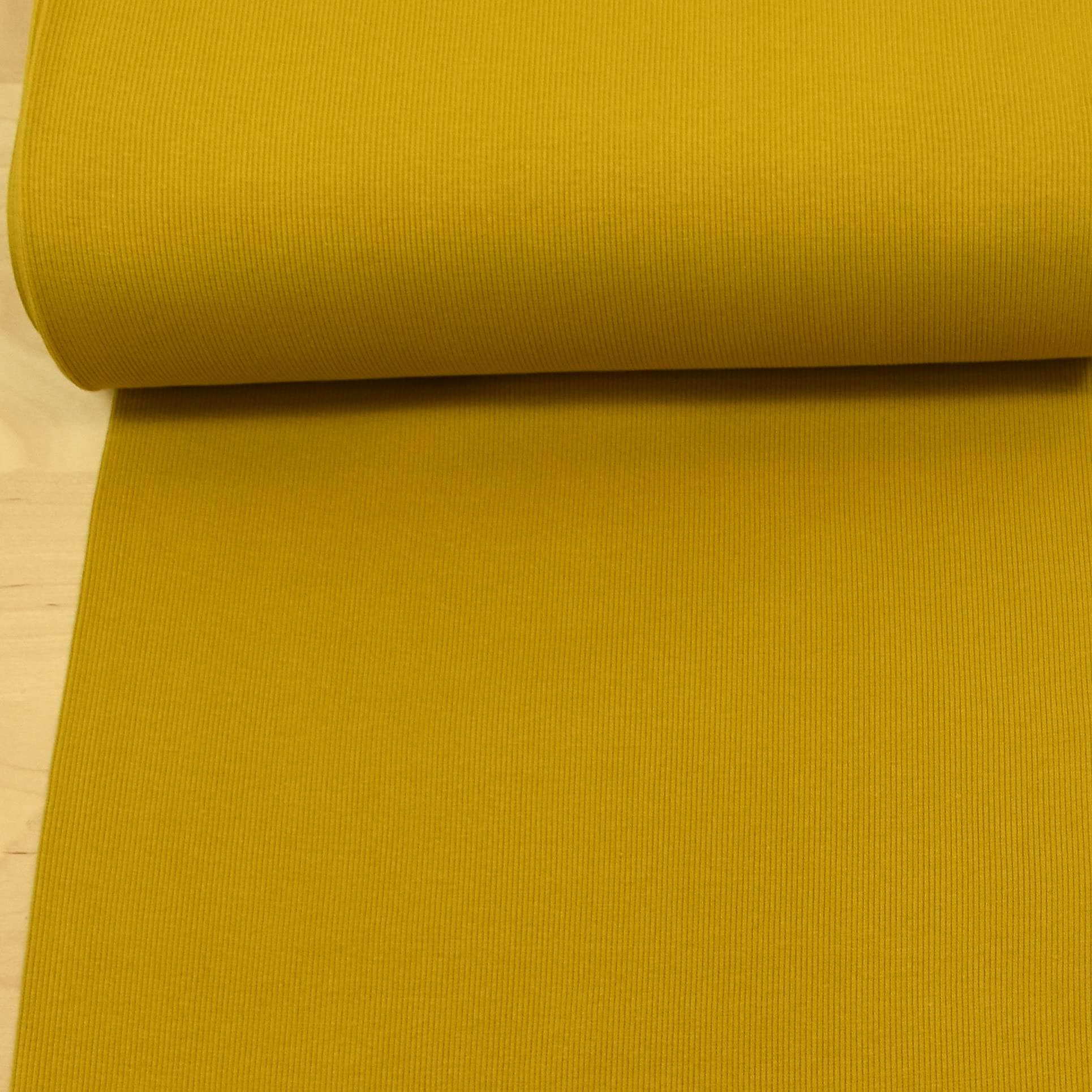 MAGAM-Stoffe Laura Bündchenstoff Grobstrick uni Bio Meterware 50cm (08. Alt Mint)