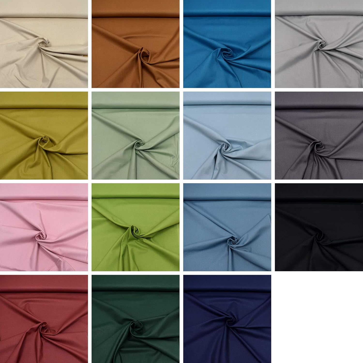 MAGAM-Stoffe Dylan weicher Canvas Baumwollstoff Kleidung Polsterstoff Meterware 50cm (12. Dunkelblau)