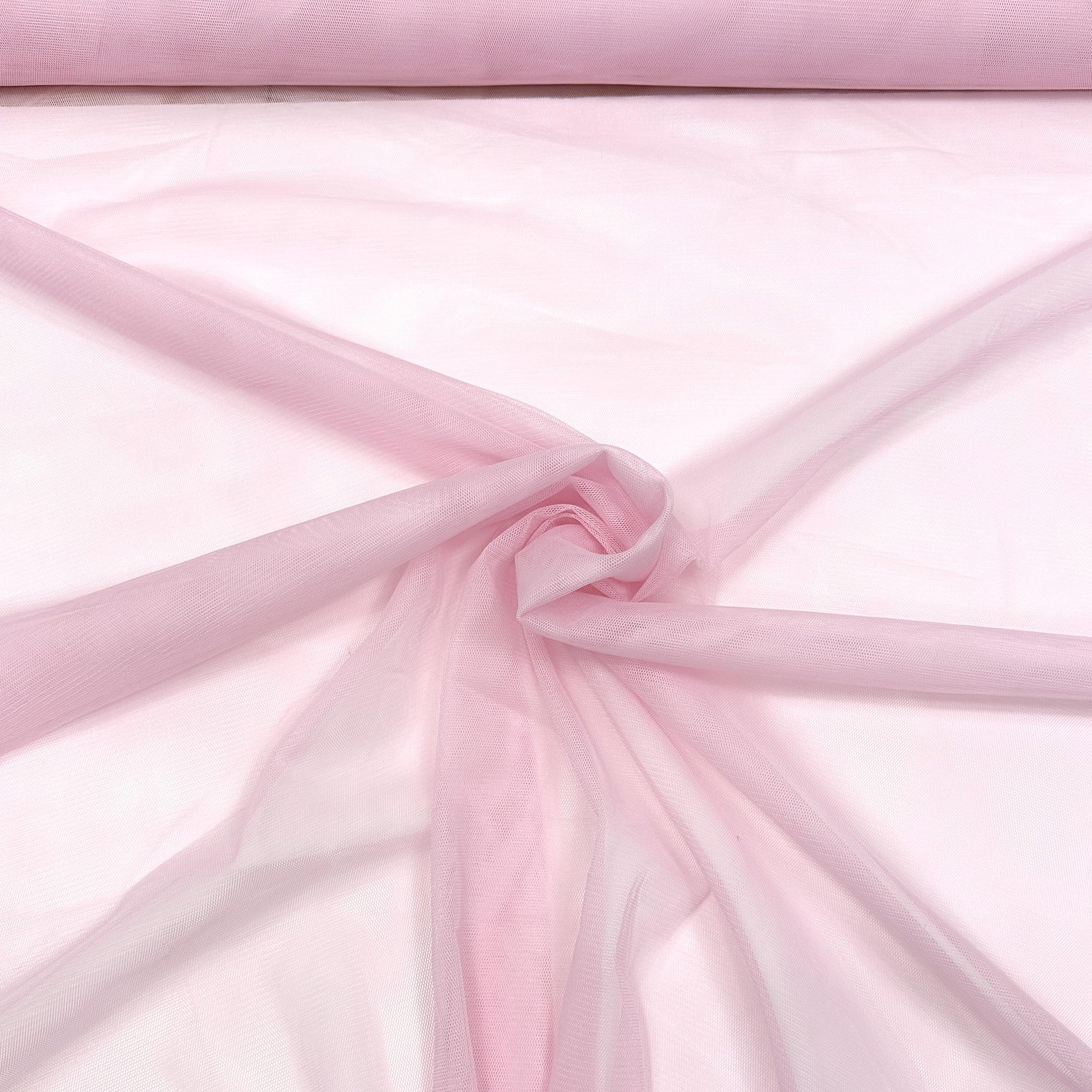 MAGAM-Stoffe Jasmin weicher Tüllstoff für Bekleidung Deko Soft Tüll Meterware (Glitzer 02 natur gold)