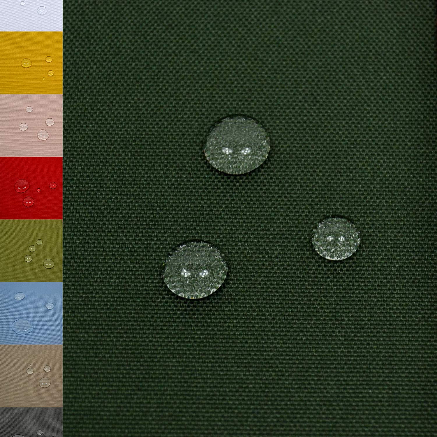 MAGAM-Stoffe Malte Outdoor Stoff Planenstoff Zeltstoff Reißfest Wasserdicht Meterware 50cm (Exklusiv Grau)