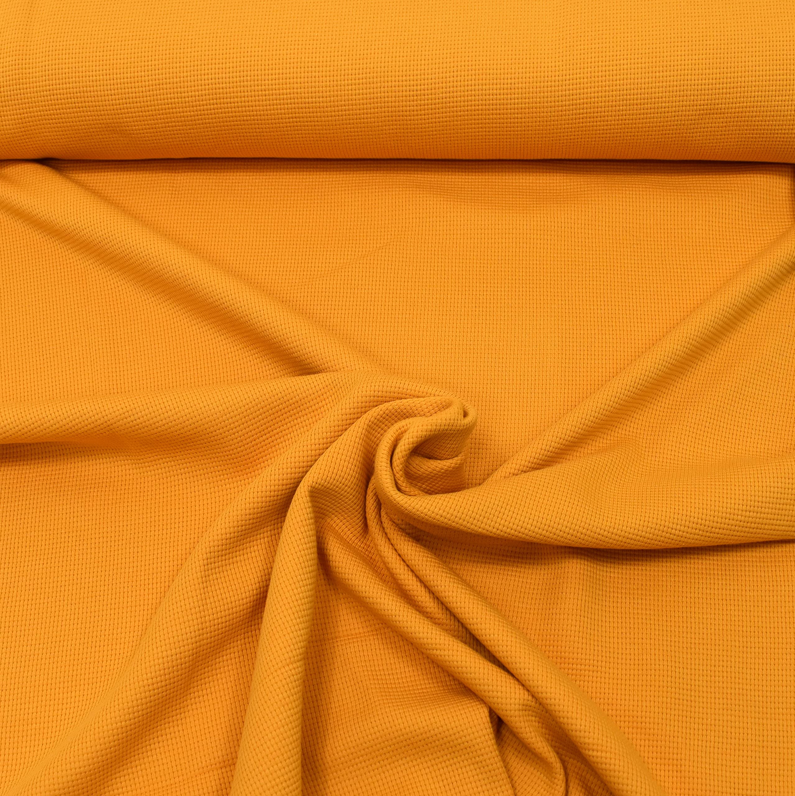 MAGAM-Stoffe Benny Waffeljersey Waffel Stoff 100% Baumwolle Oeko-Tex Meterware 50cm (01. Natur)