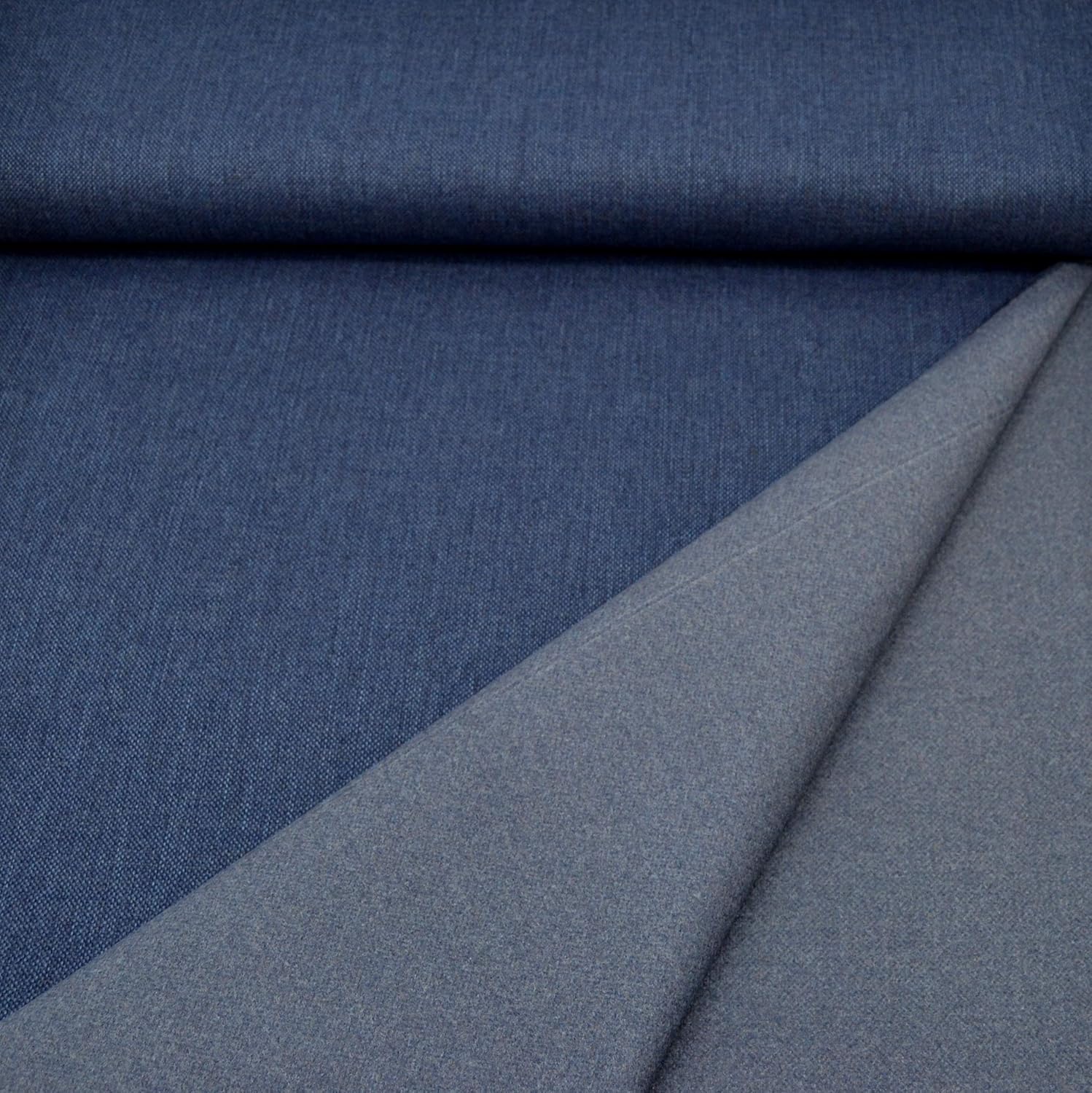 MAGAM-Stoffe Nael Polypropylen Industrie Möbelstoff Polsterstoff Meterware 50cm (2. Dunkelblau)