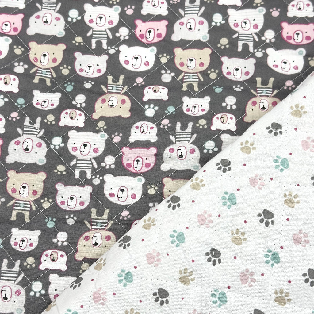 MAGAM-Stoffe Alma Steppstoff Baumwollstoff Oeko-Tex Meterware 50cm (Bauernhof)