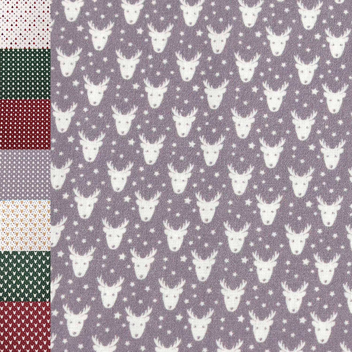 MAGAM-Stoffe Winter Season Baumwollstoff Weihnachten Oeko-Tex Meterware 50cm (Christbaumkugeln schwarz gold)