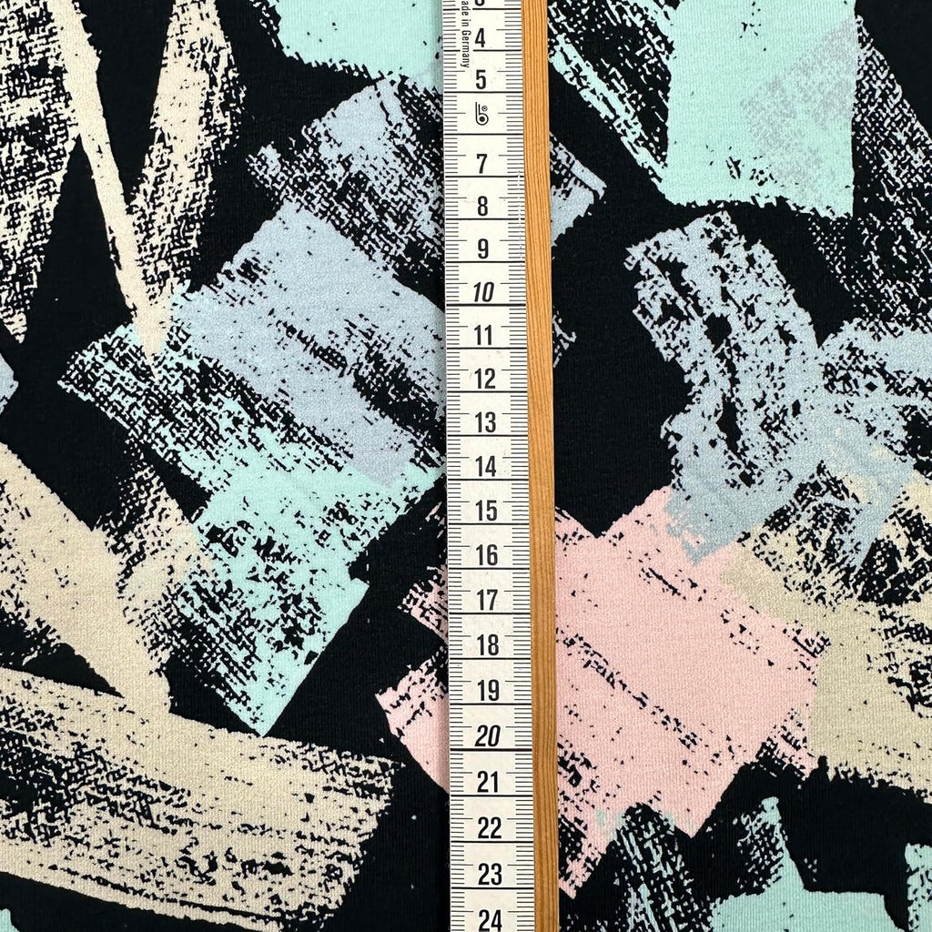 MAGAM-Stoffe Art Brush French Terry Sweat Stoff OEKO-TEX Meterware ab 50cm