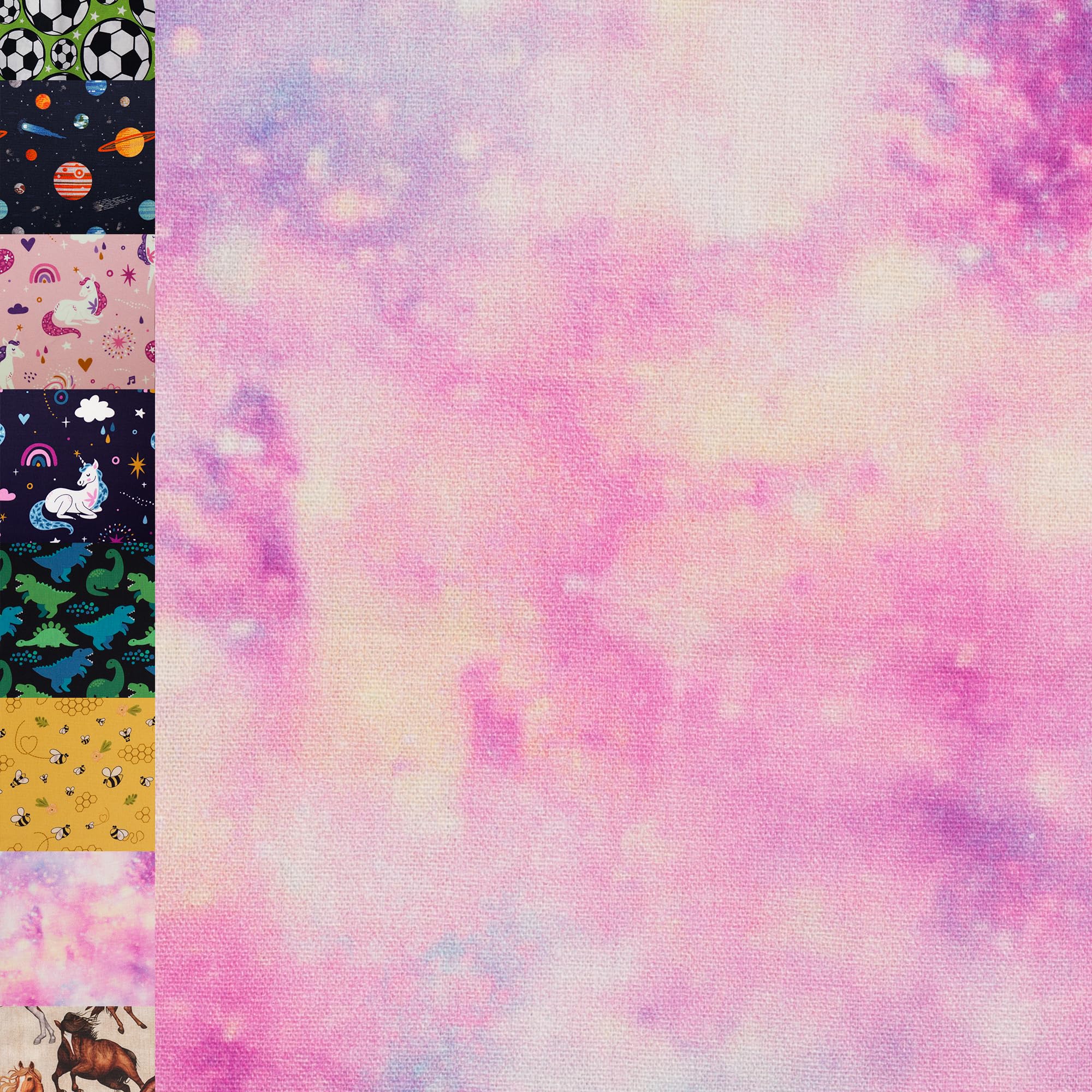 MAGAM-Stoffe Niklas Kinder Baumwollstoff ÖKO-TEX Meterware ab 50cm (Bienen gelb)