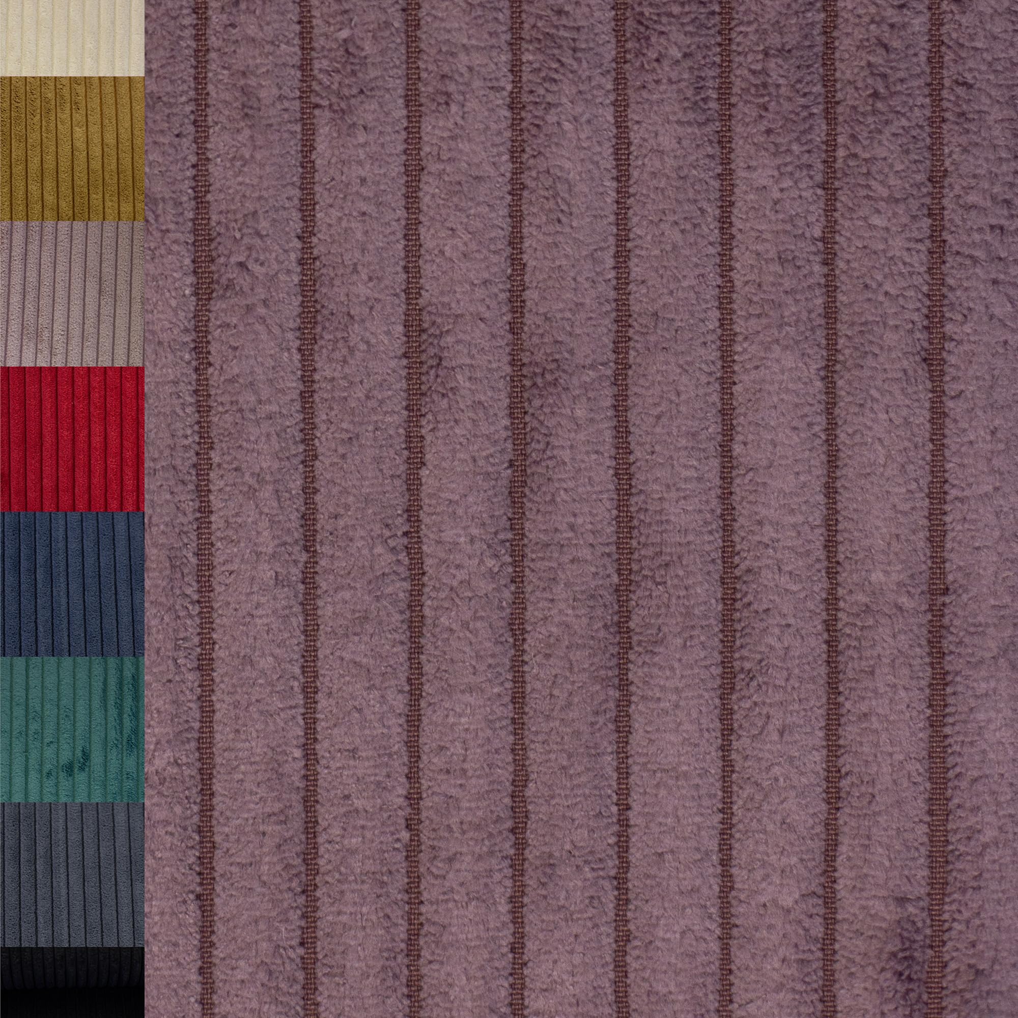 MAGAM-Stoffe Wien Samtcord Deko Polster Taschen Kleidung Breitcord Meterware ab 50cm (15. Petrol dunkel)