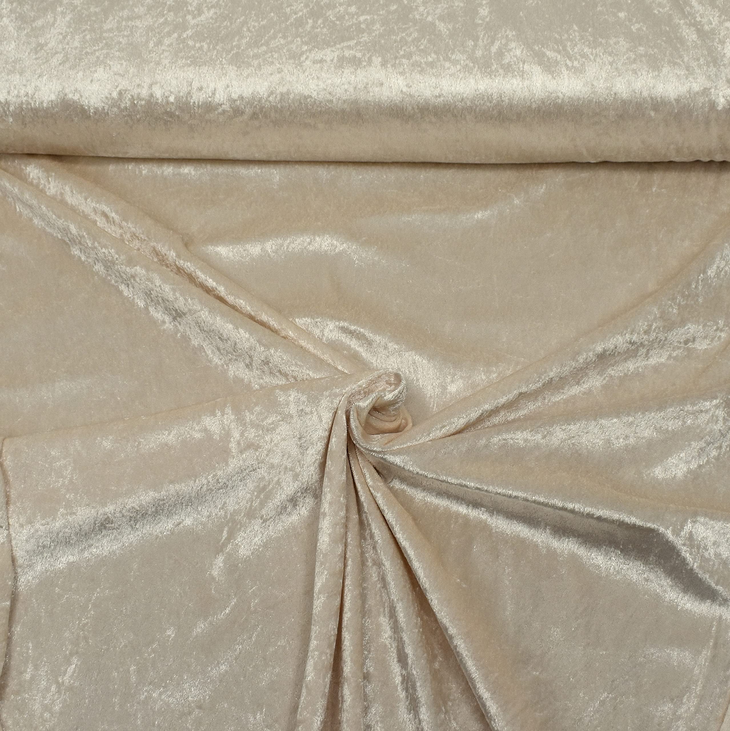 MAGAM-Stoffe 1m Katharina Pannesamt glänzender Samt Stoff Kleidung Kissen Möbel Meterware (12. Hellgrün)