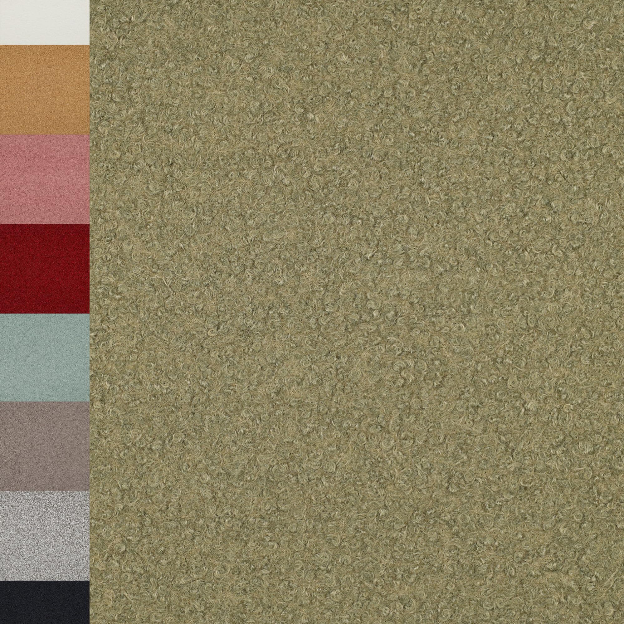 MAGAM-Stoffe Ruby Teddy super weicher Teddyfell Boucle Meterware ab 50cm (01. Natur)