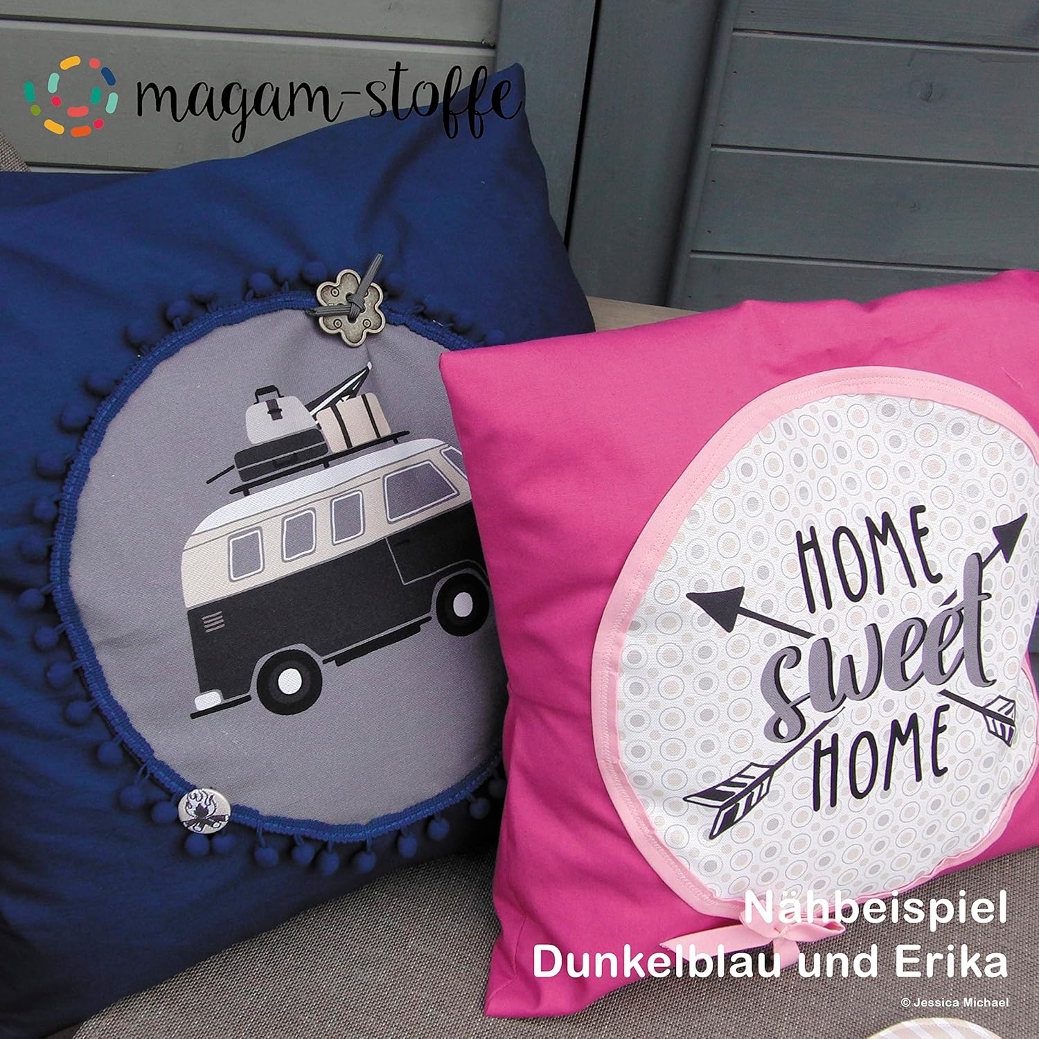 MAGAM-Stoffe Sophie Baumwollstoff Uni 100% Baumwolle Oeko-Tex Meterware 50cm (11. Rosenholz)