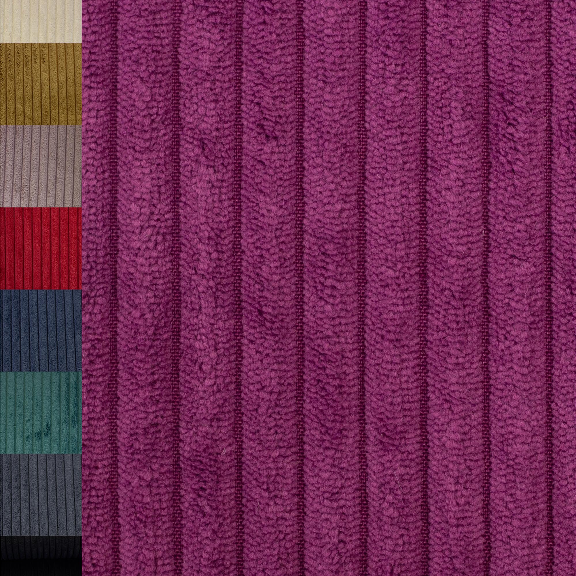 MAGAM-Stoffe Wien Samtcord Deko Polster Taschen Kleidung Breitcord Meterware ab 50cm (15. Petrol dunkel)