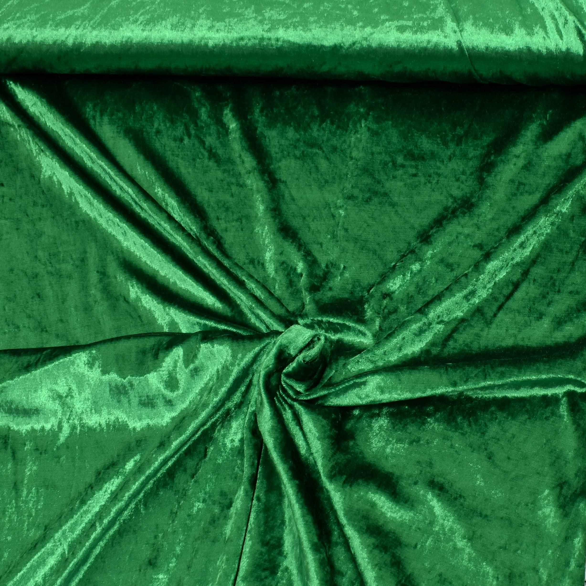 MAGAM-Stoffe 1m Katharina Pannesamt glänzender Samt Stoff Kleidung Kissen Möbel Meterware (12. Hellgrün)