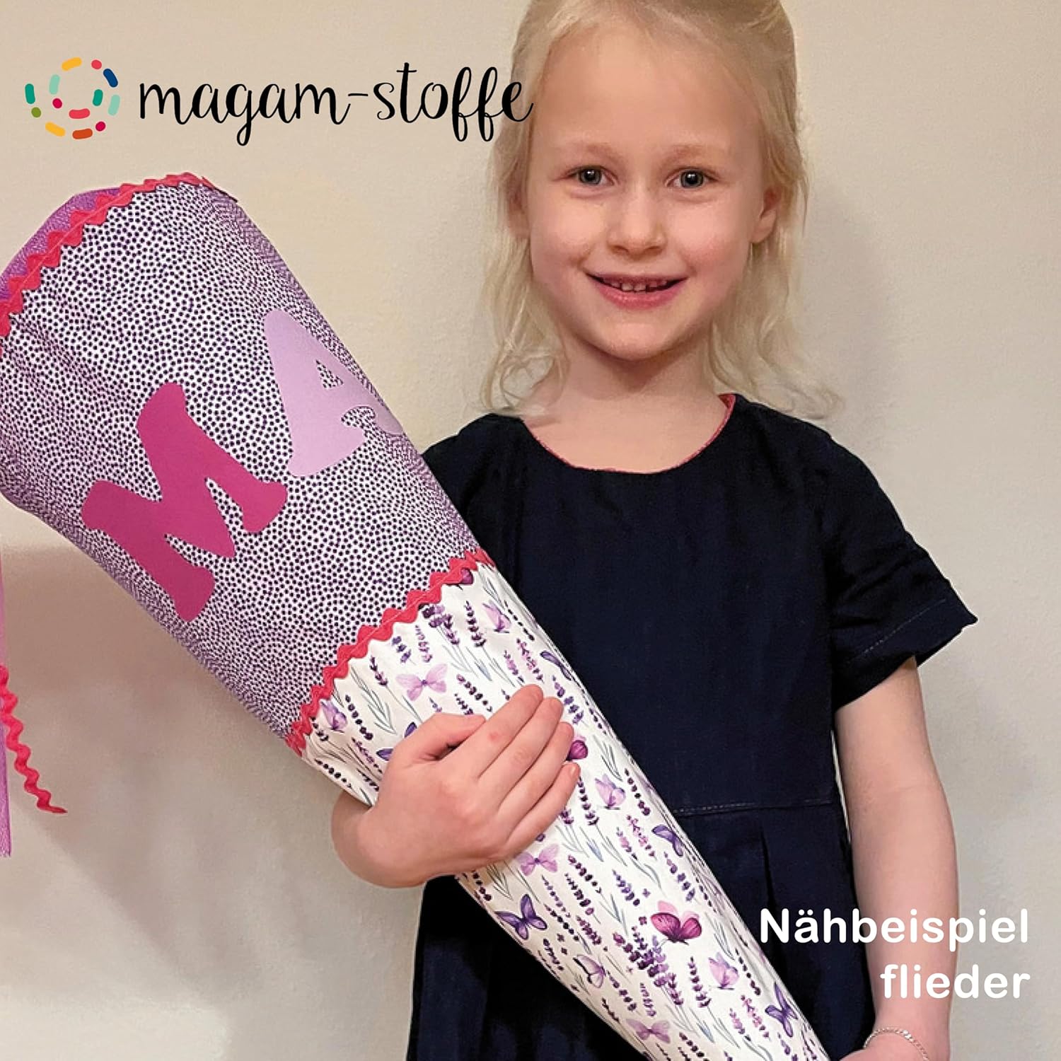 MAGAM-Stoffe Keno Tupfen Baumwollstoff Oeko-Tex Meterware 50cm (02. Orange)