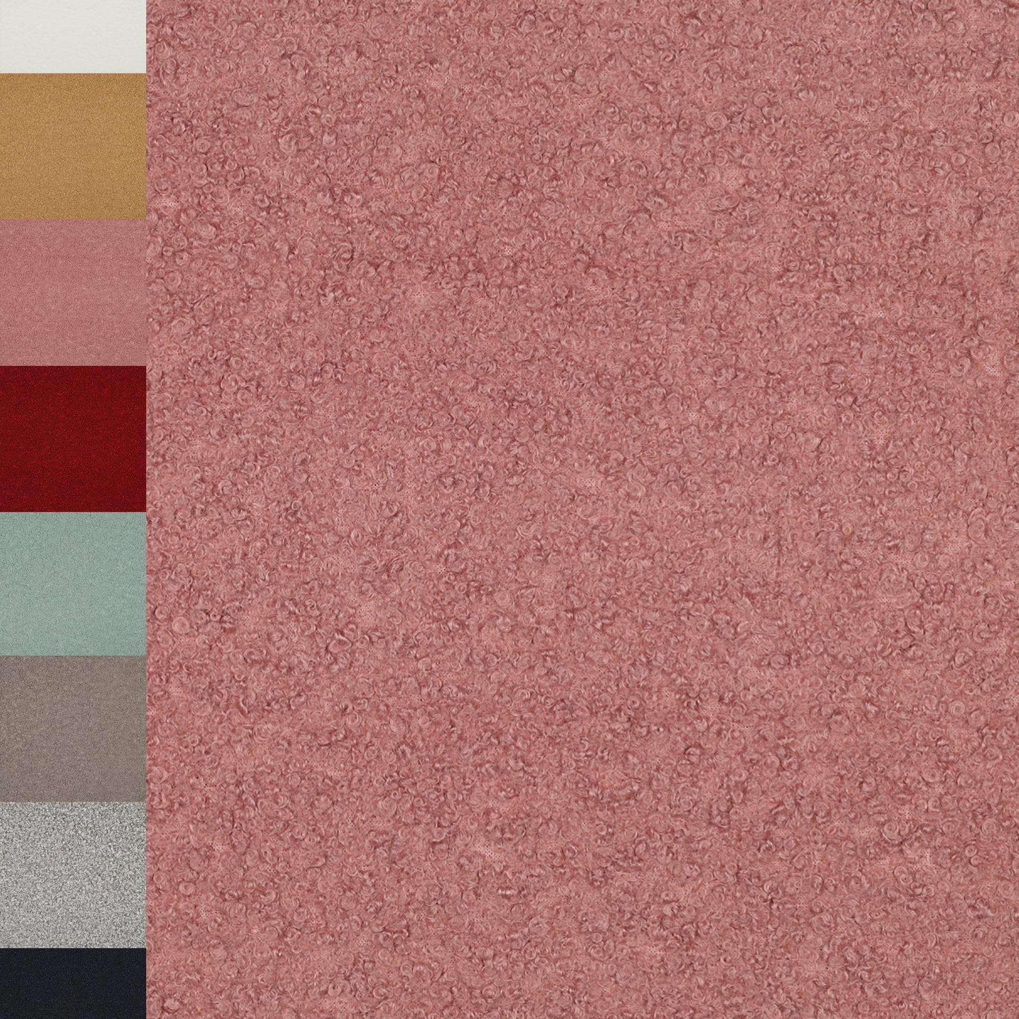 MAGAM-Stoffe Ruby Teddy super weicher Teddyfell Boucle Meterware ab 50cm (01. Natur)