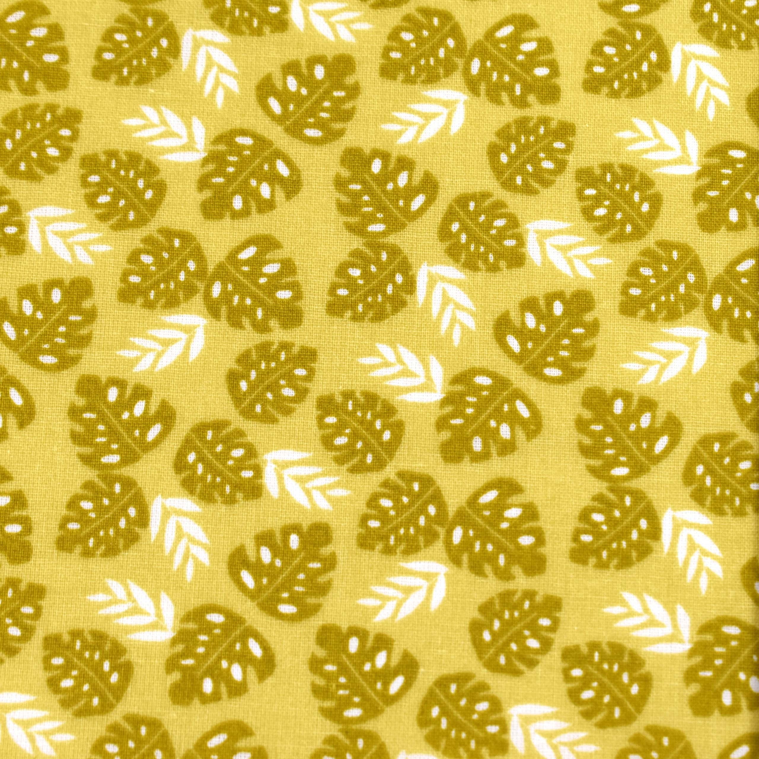 MAGAM-Stoffe Blätter Freunde Baumwollstoff Kinder Oeko-Tex Meterware 50cm (Tiere Beige)