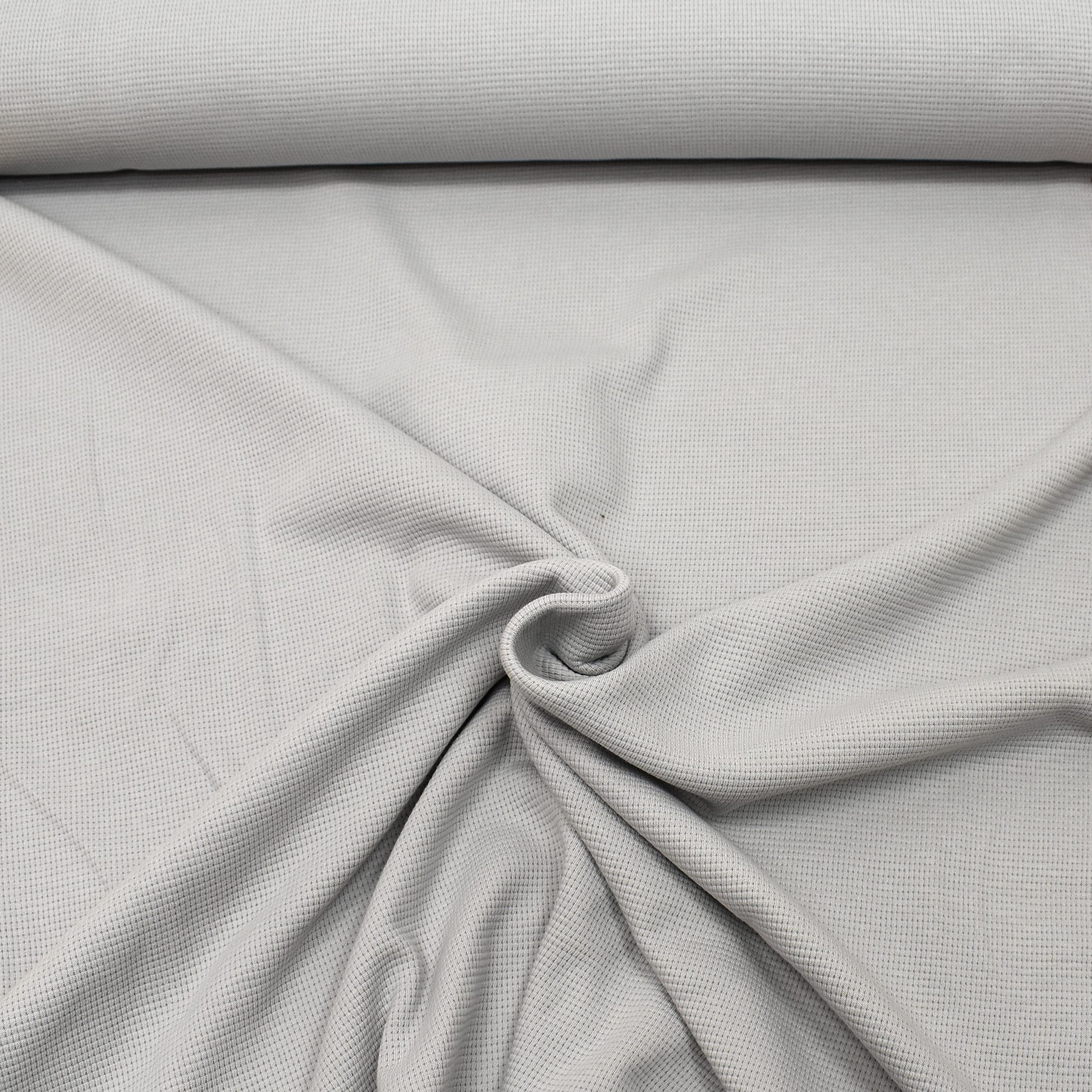 MAGAM-Stoffe Benny Waffeljersey Waffel Stoff 100% Baumwolle Oeko-Tex Meterware 50cm (01. Natur)