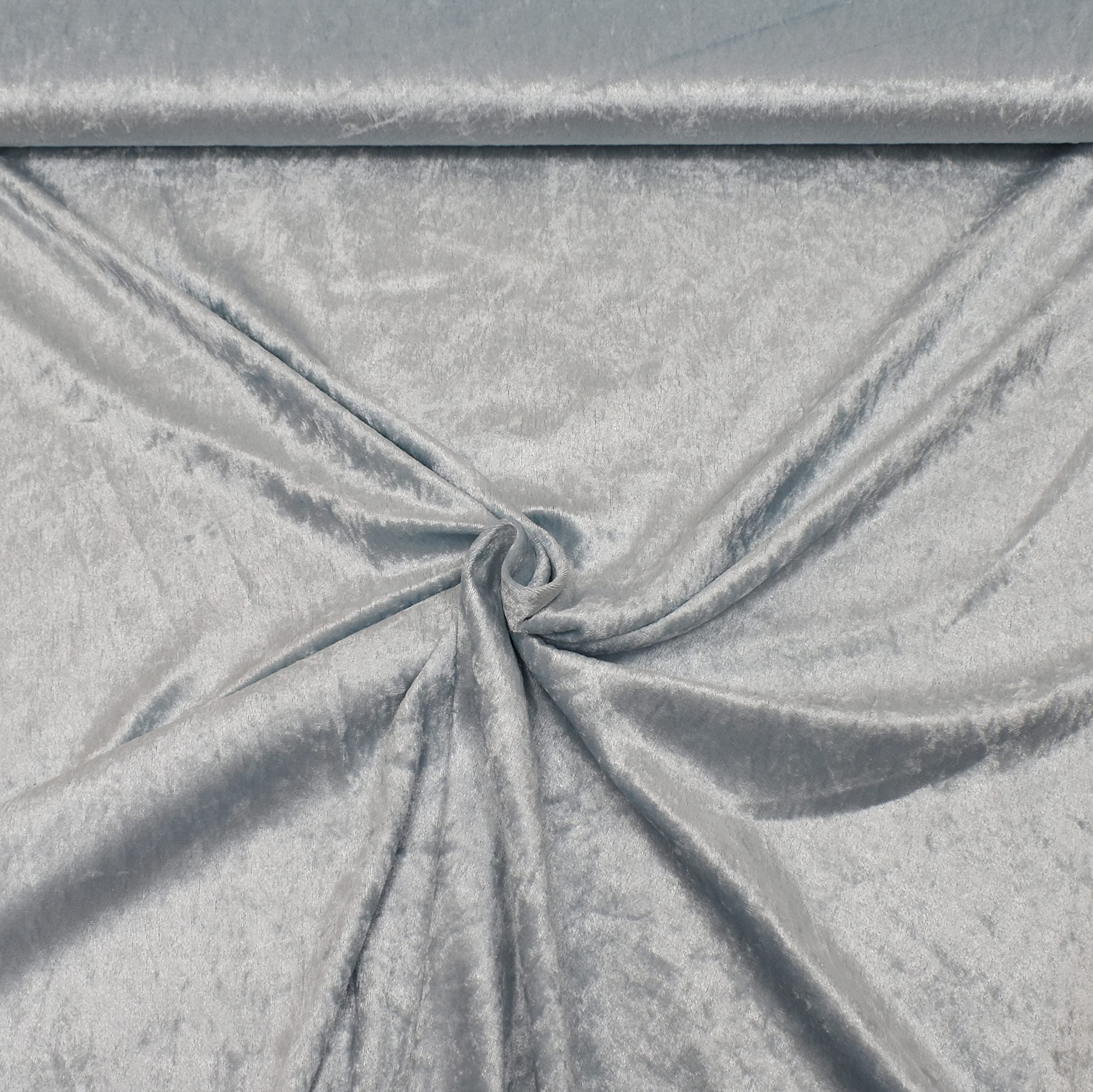 MAGAM-Stoffe 1m Katharina Pannesamt glänzender Samt Stoff Kleidung Kissen Möbel Meterware (12. Hellgrün)