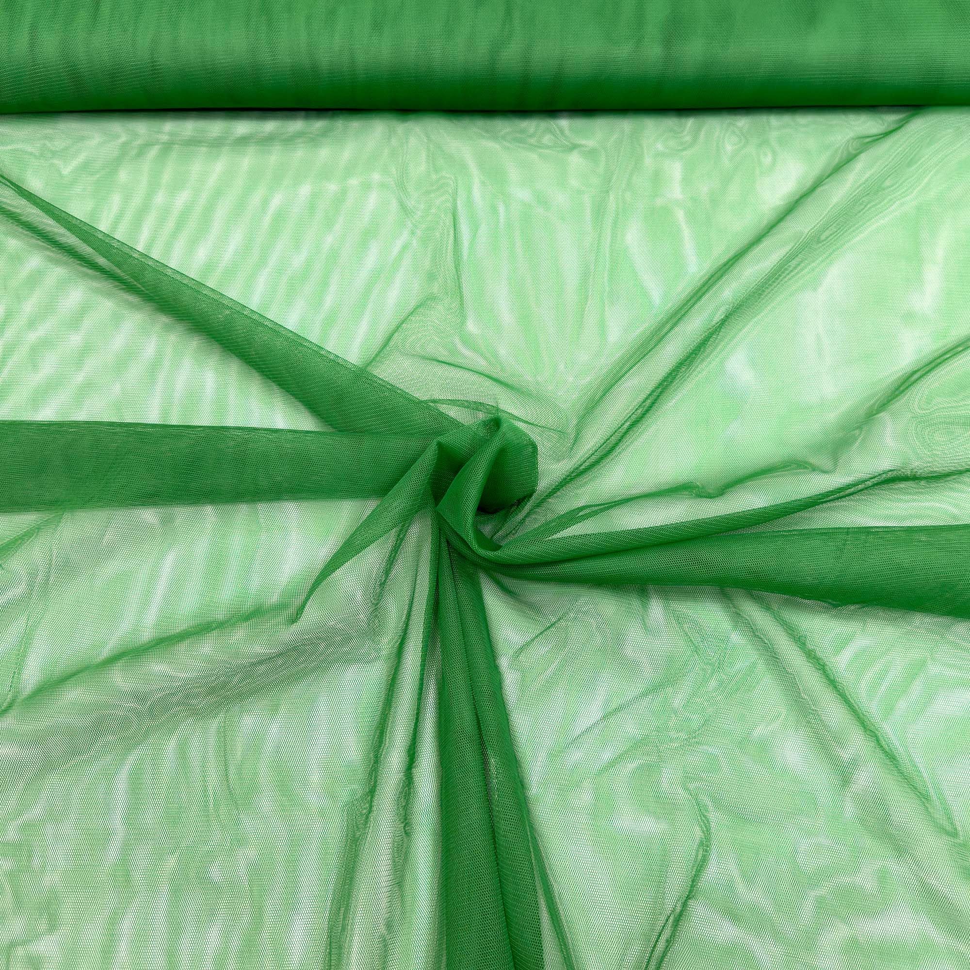 MAGAM-Stoffe Jasmin weicher Tüllstoff für Bekleidung Deko Soft Tüll Meterware (Glitzer 02 natur gold)