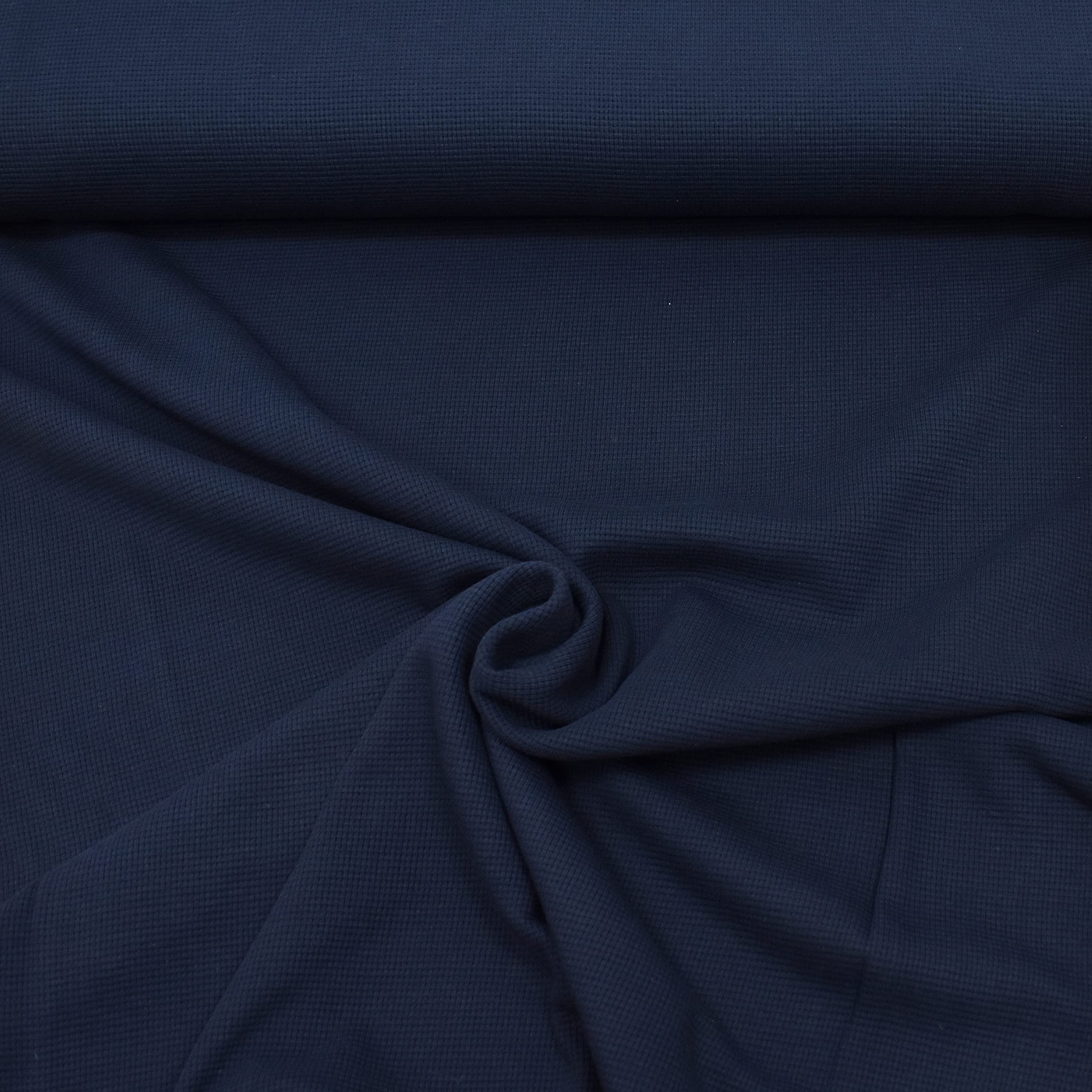 MAGAM-Stoffe Benny Waffeljersey Waffel Stoff 100% Baumwolle Oeko-Tex Meterware 50cm (01. Natur)