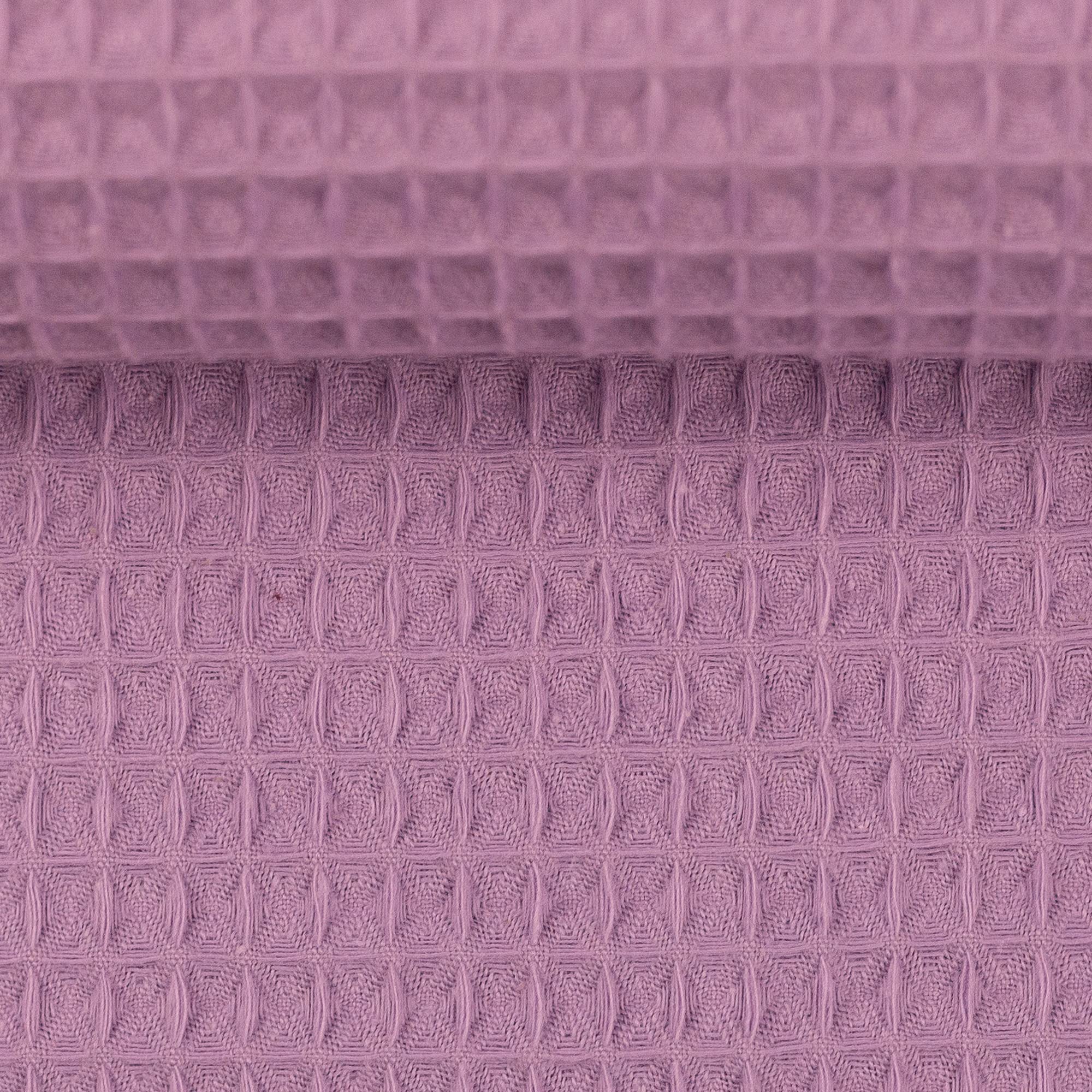 MAGAM-Stoffe Ella Waffel Stoff 100% Baumwollstoff Oeko-Tex Meterware 50cm (16. Aubergine)