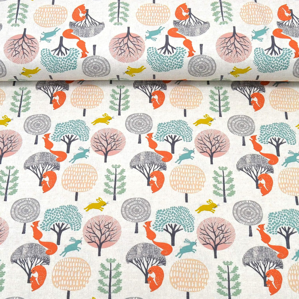 MAGAM-Stoffe Judith Waldfreunde Kinderstoff Oeko-Tex Meterware 50cm (Jersey)