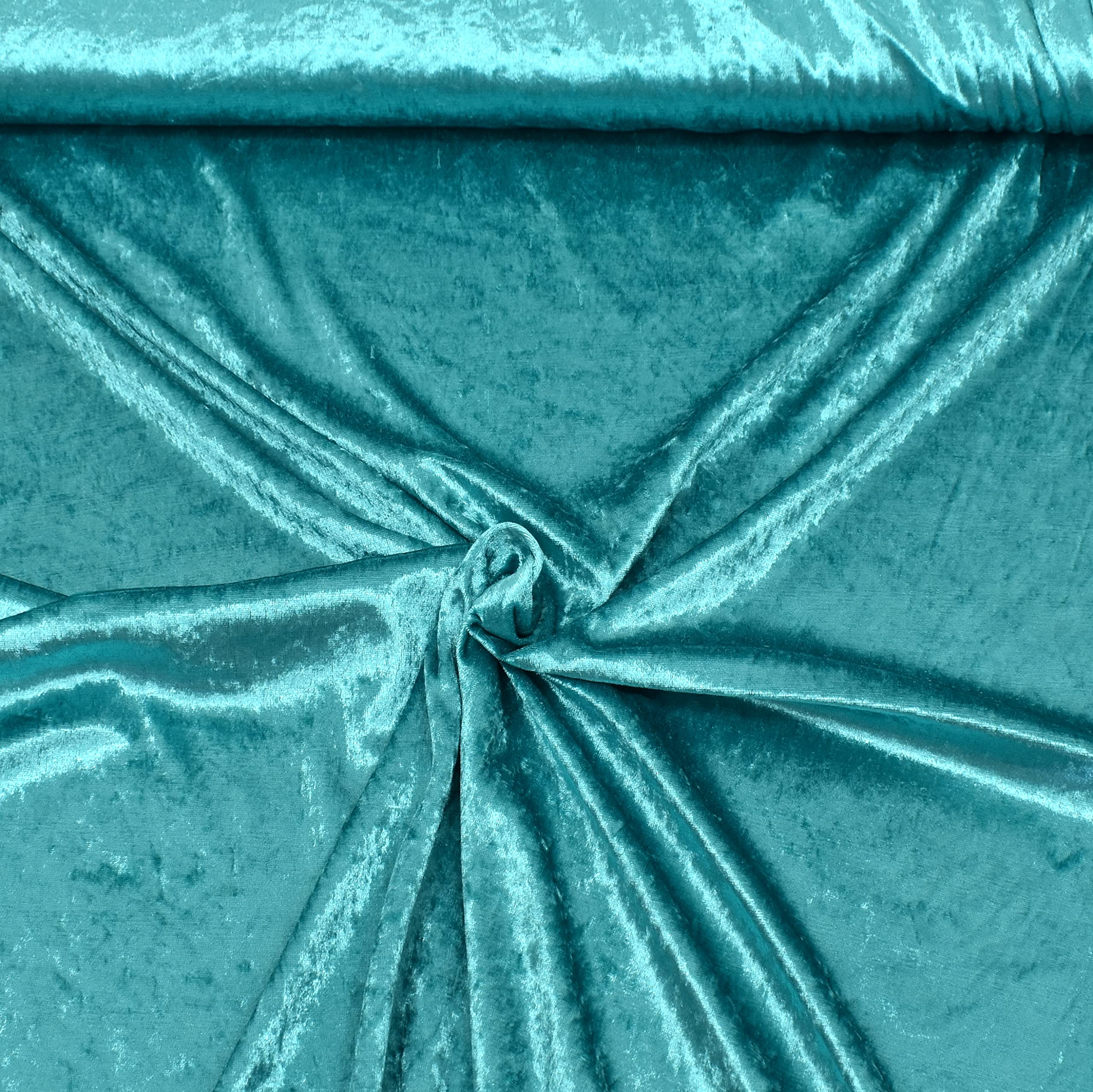 MAGAM-Stoffe 1m Katharina Pannesamt glänzender Samt Stoff Kleidung Kissen Möbel Meterware (12. Hellgrün)