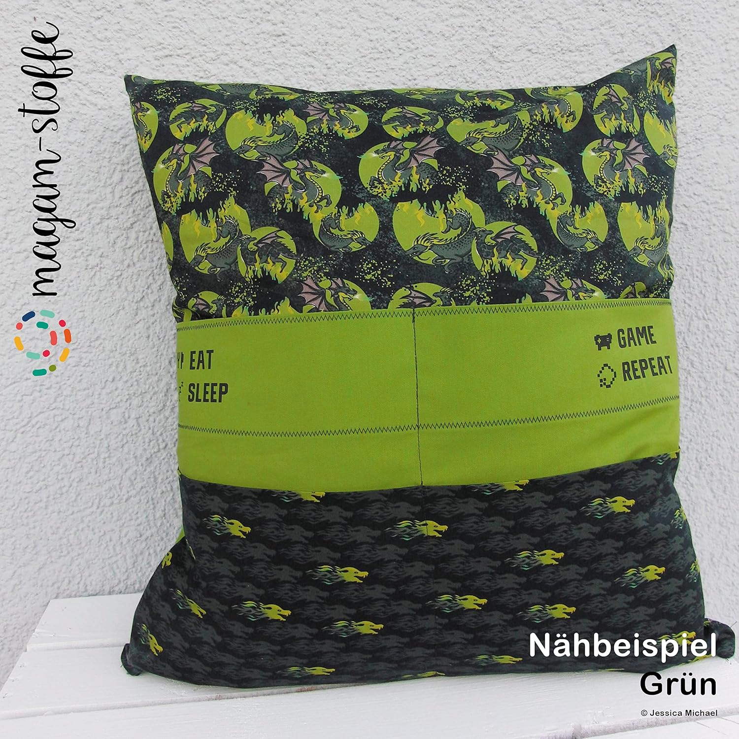 MAGAM-Stoffe Sophie Baumwollstoff Uni 100% Baumwolle Oeko-Tex Meterware 50cm (11. Rosenholz)