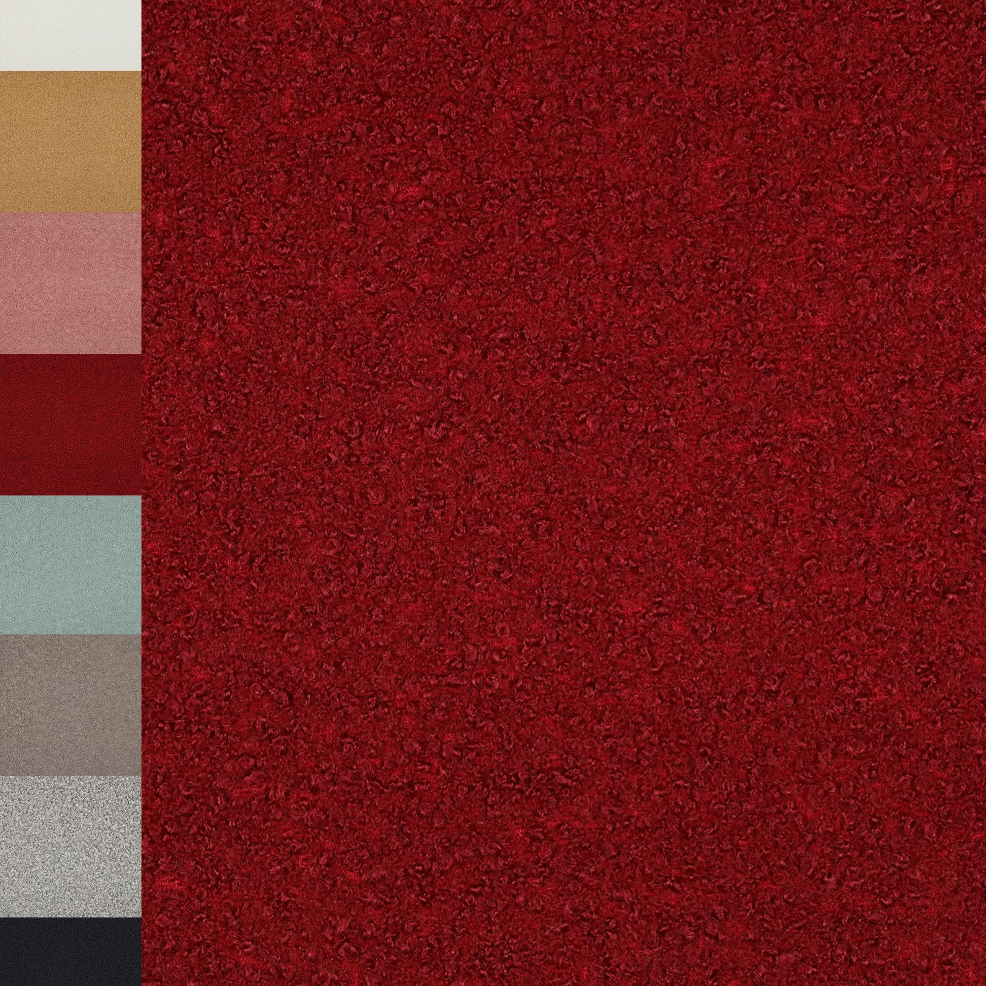 MAGAM-Stoffe Ruby Teddy super weicher Teddyfell Boucle Meterware ab 50cm (01. Natur)